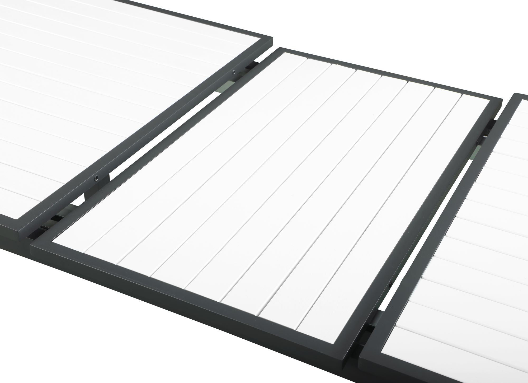 Nizuc Outdoor Patio Extendable Dining Table with Aluminum Frame