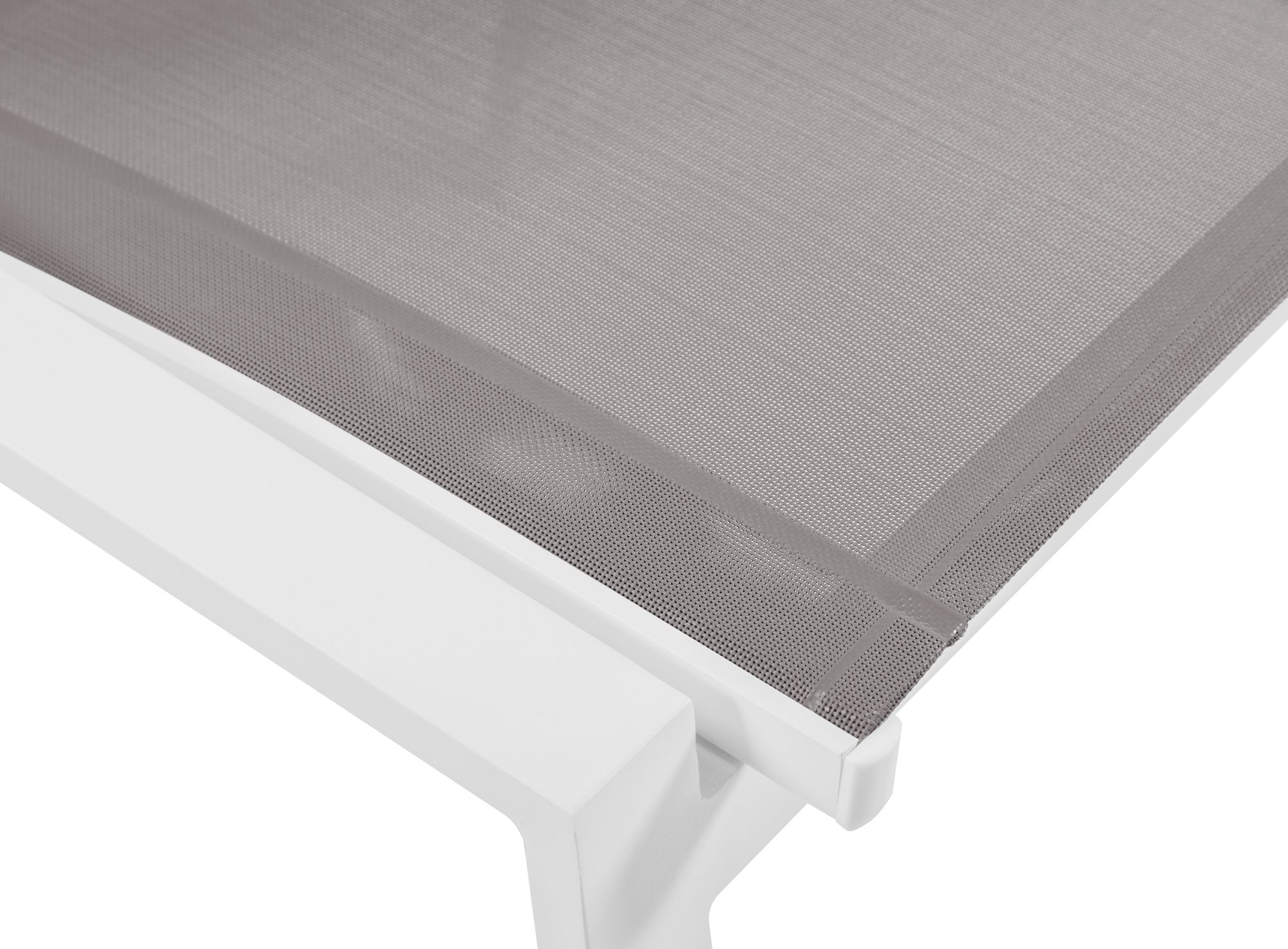 Nizuc Outdoor Patio Mesh Waterproof Fabric Dining Side Chair with Aluminum Frame