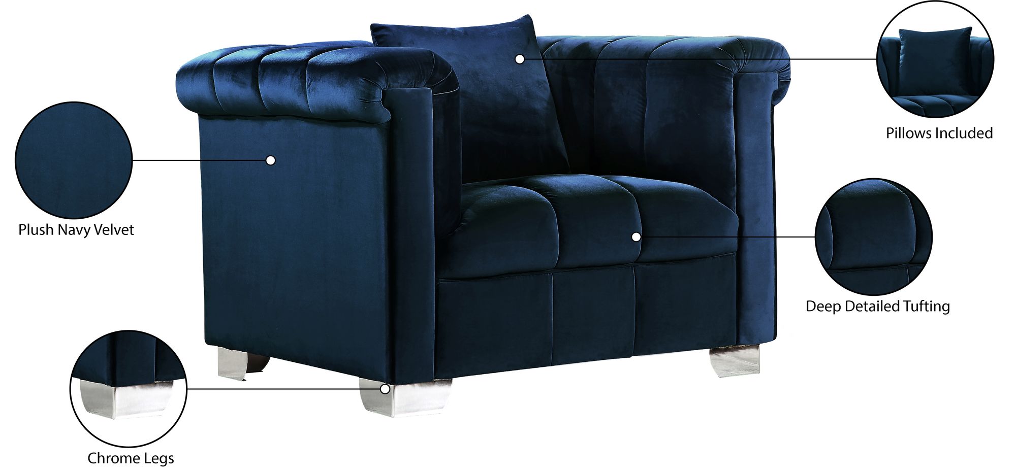 Kayla Velvet Chair