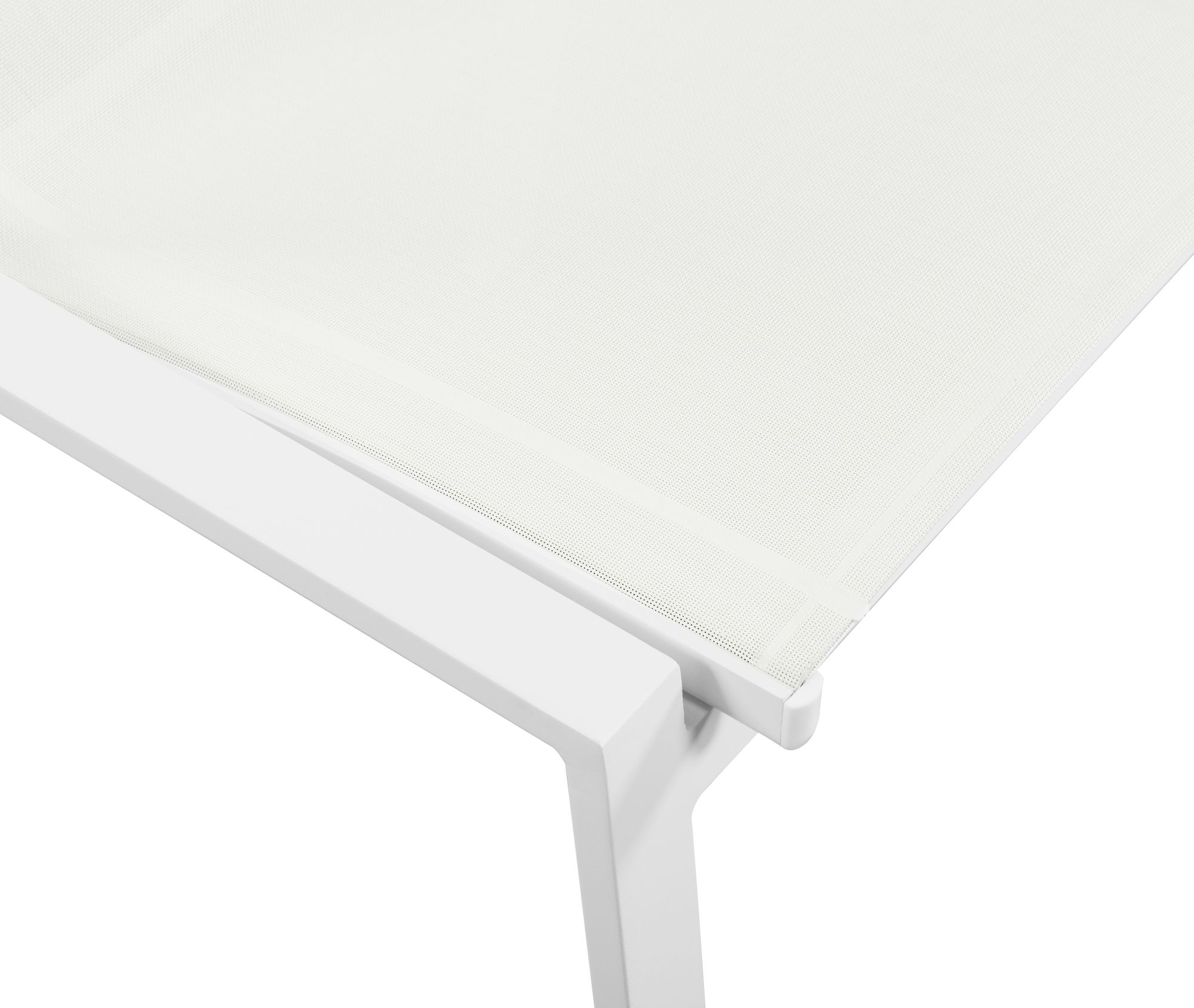 Nizuc Outdoor Patio Mesh Waterproof Fabric Dining Side Chair with Aluminum Frame