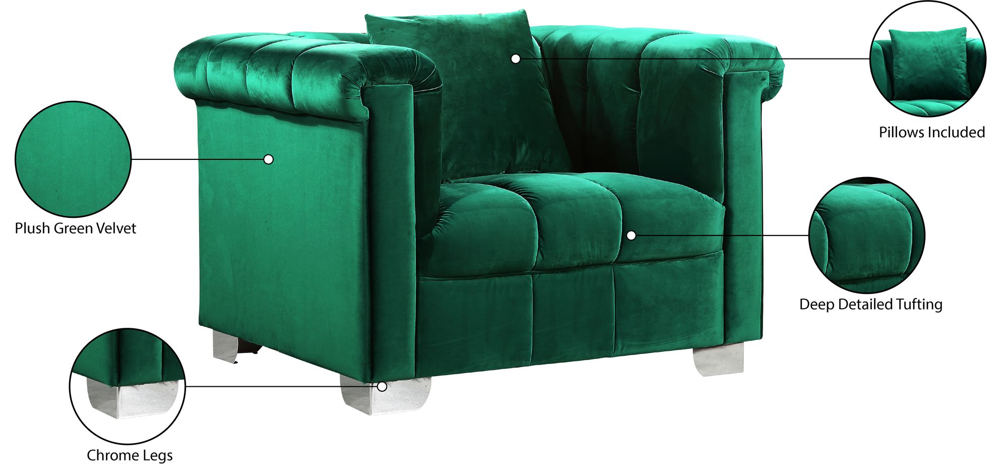 Kayla Velvet Chair