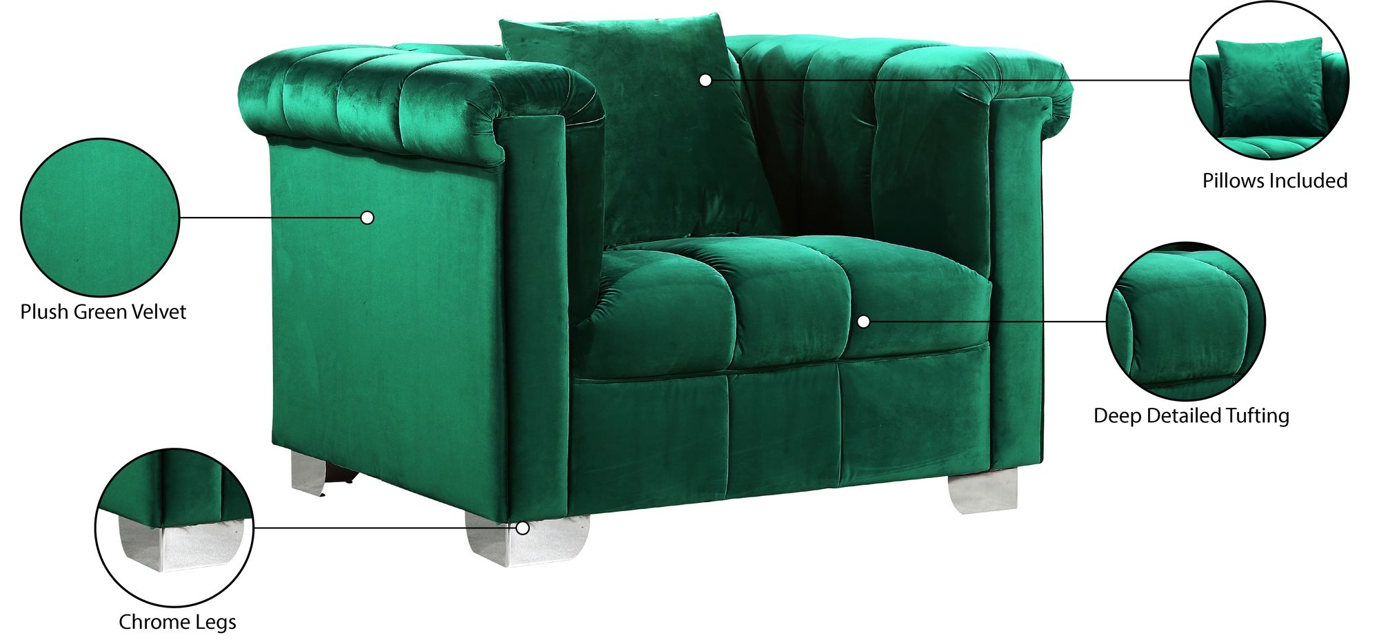 Kayla Velvet Chair