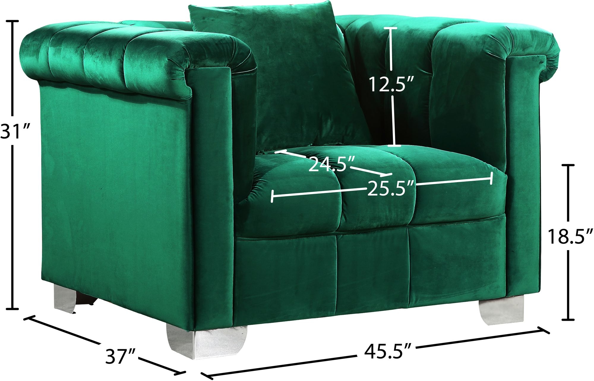 Kayla Velvet Chair