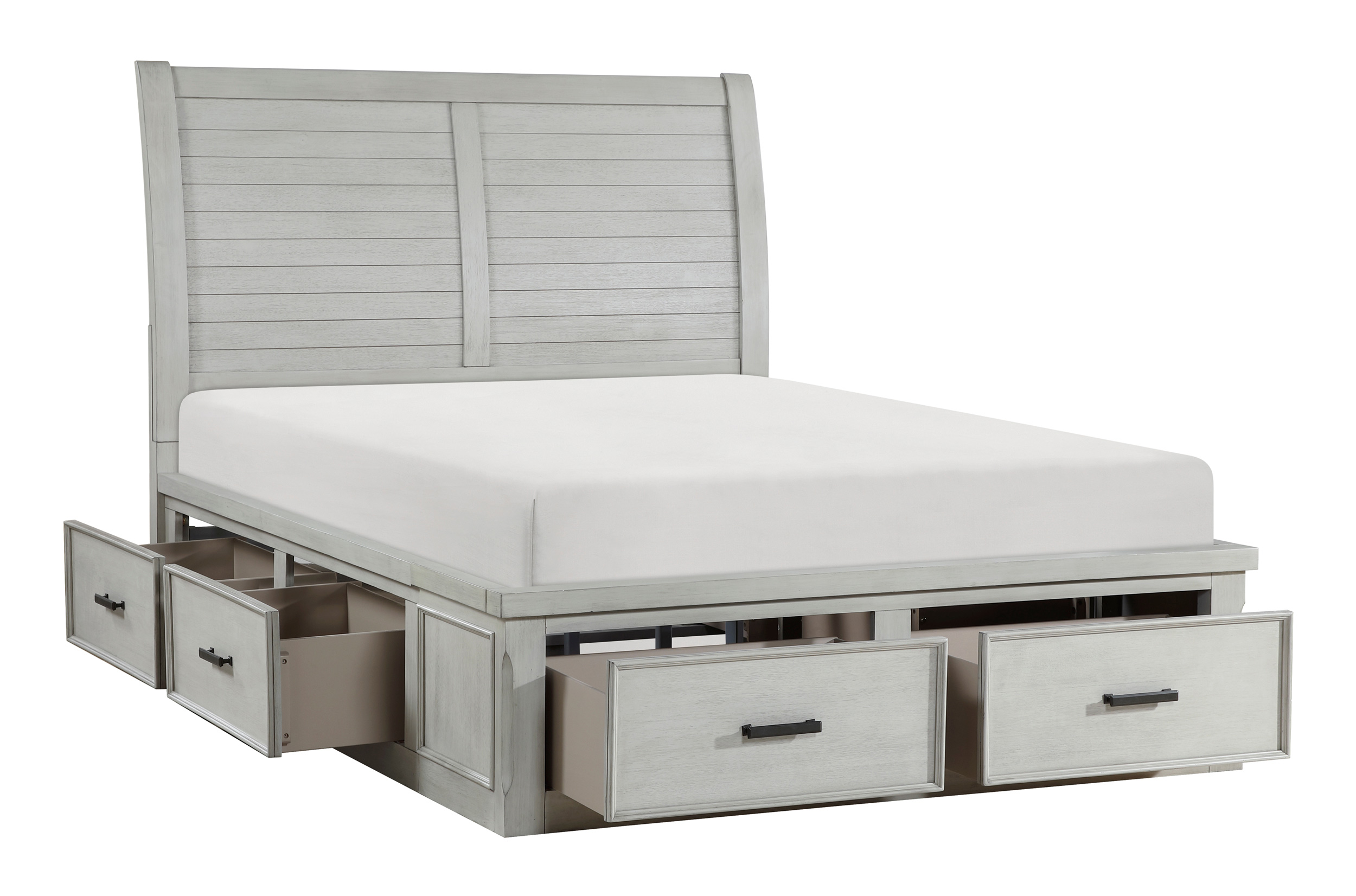 Willowbrook Wood Queen Storage Platform Bed
