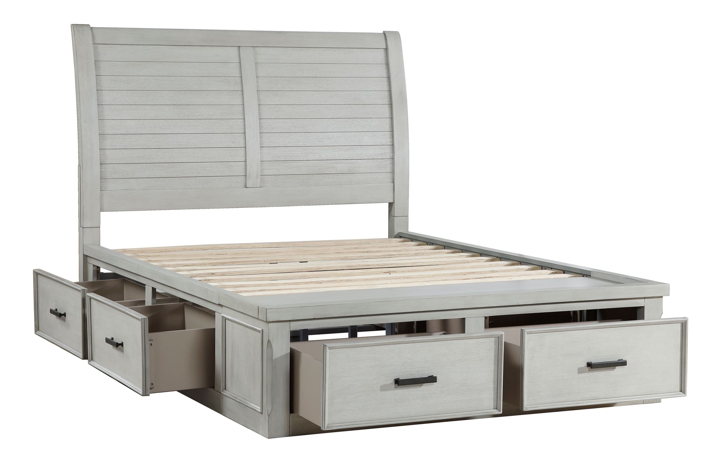 Willowbrook Wood California King Storage Platform Bed