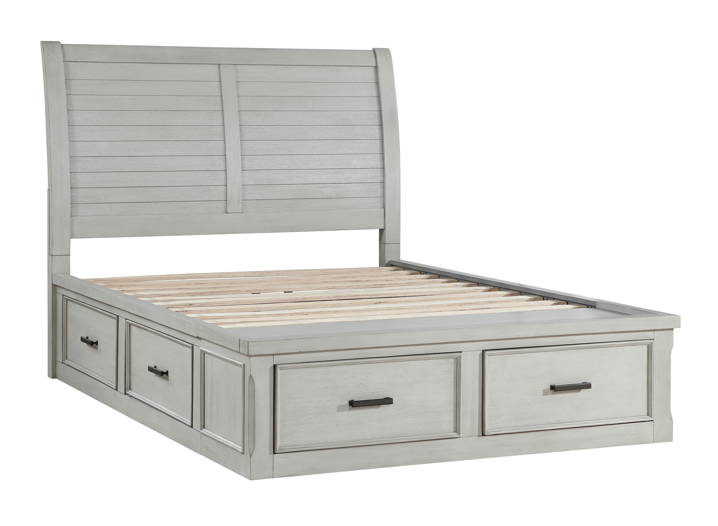 Willowbrook Wood California King Storage Platform Bed