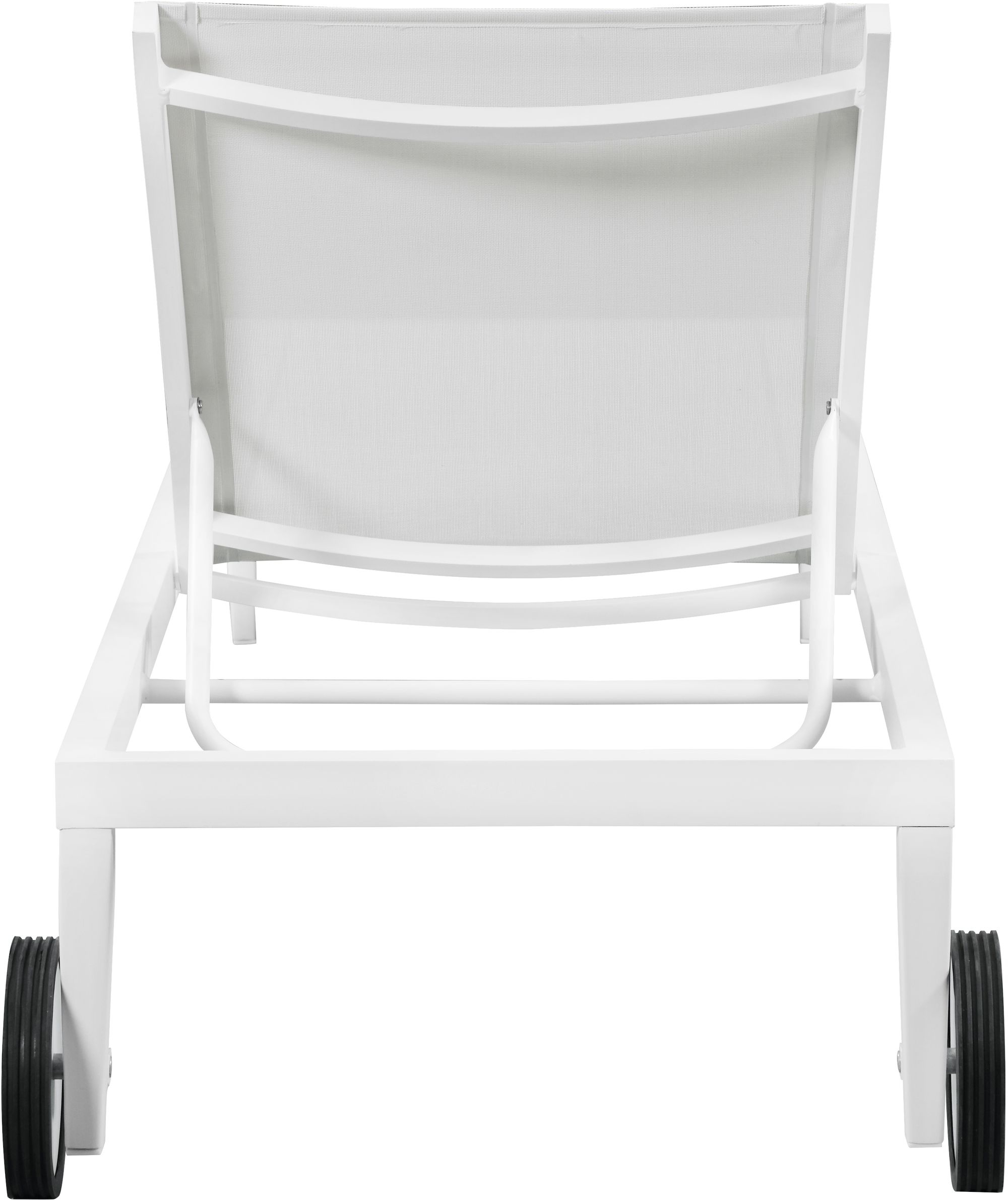 Nizuc Outdoor Patio Adjustable Sun Chaise Lounge Chair with Aluminum Frame