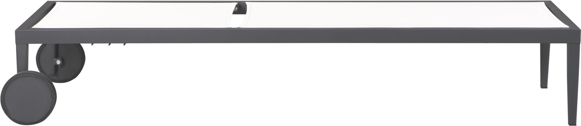 Nizuc Outdoor Patio Adjustable Sun Chaise Lounge Chair with Aluminum Frame