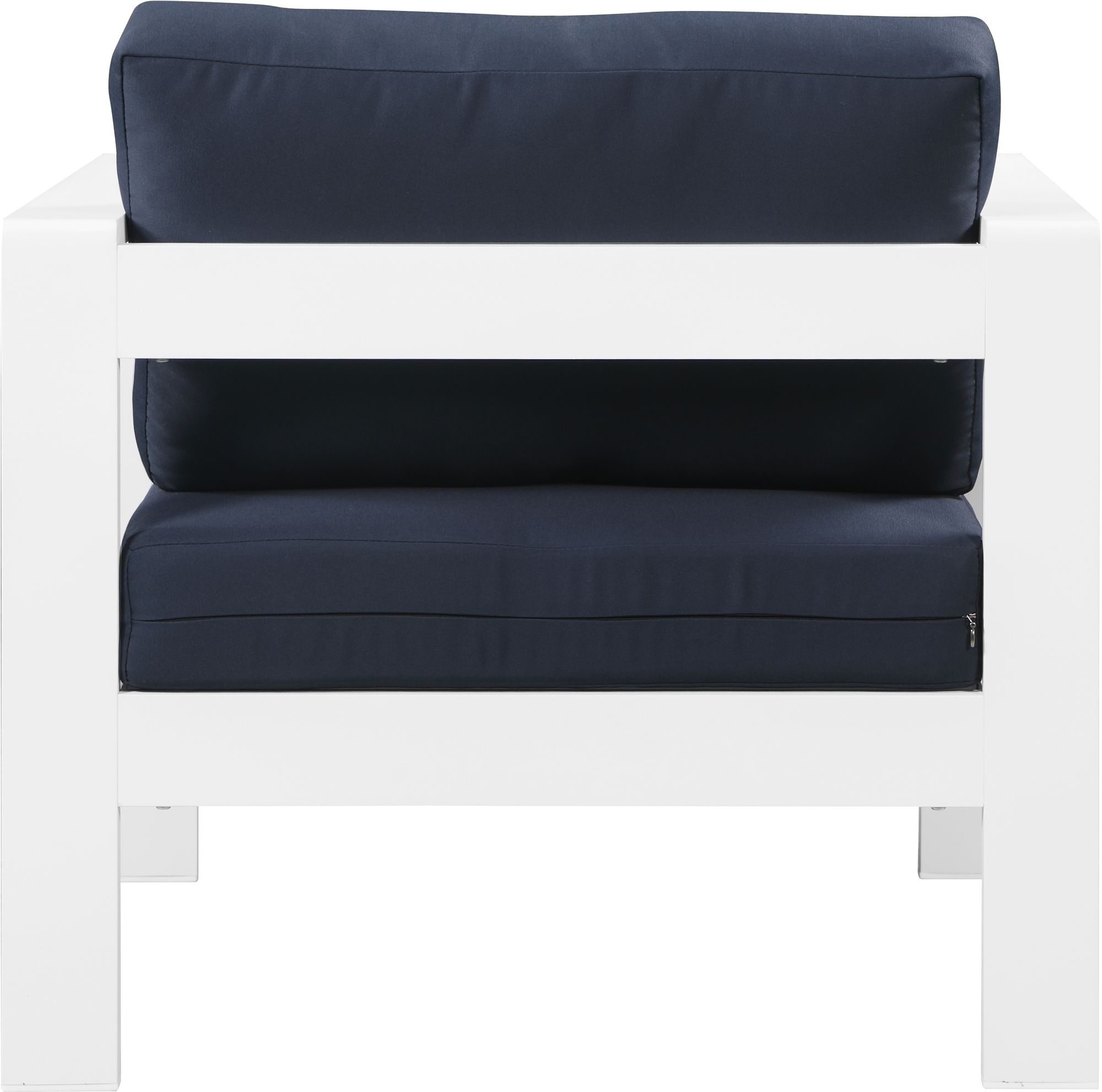 Nizuc Outdoor Patio Waterproof Fabric Modular Arm Chair with Aluminum Frame
