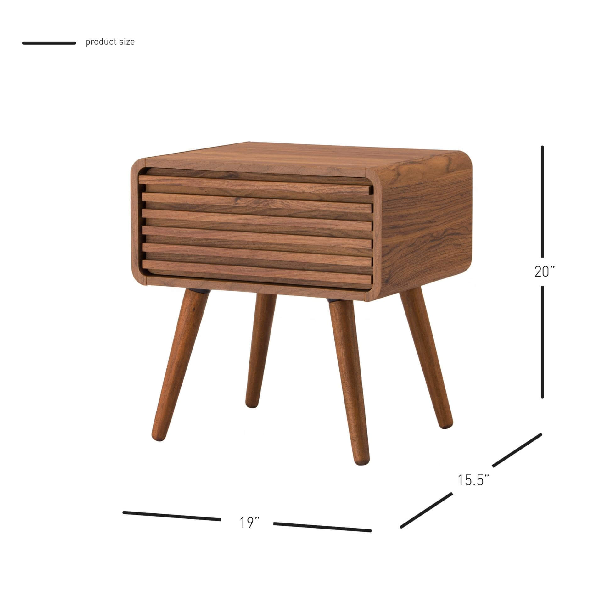 Wilson KD Slat Side Table