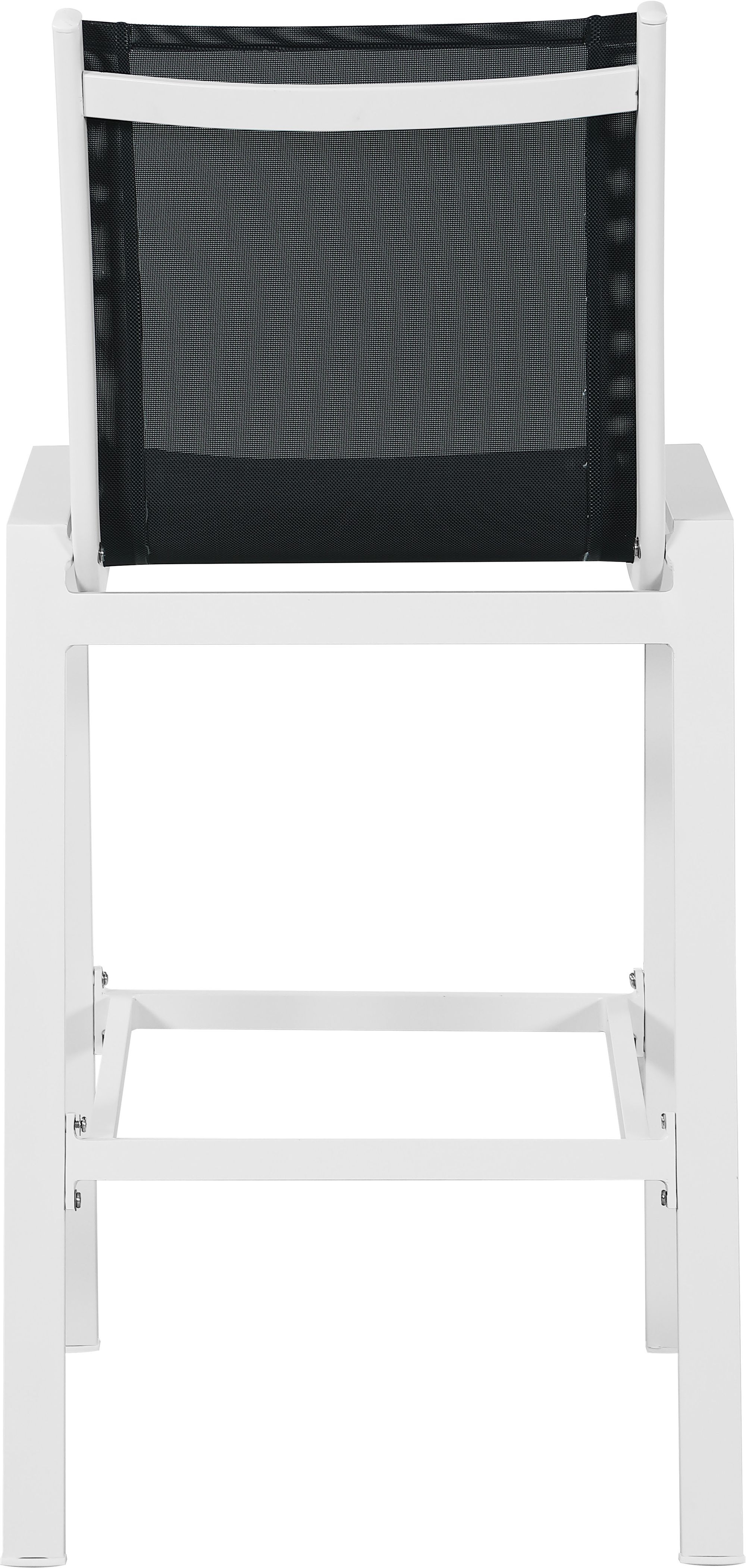 Nizuc Outdoor Patio Mesh Barstool with Aluminum Frame
