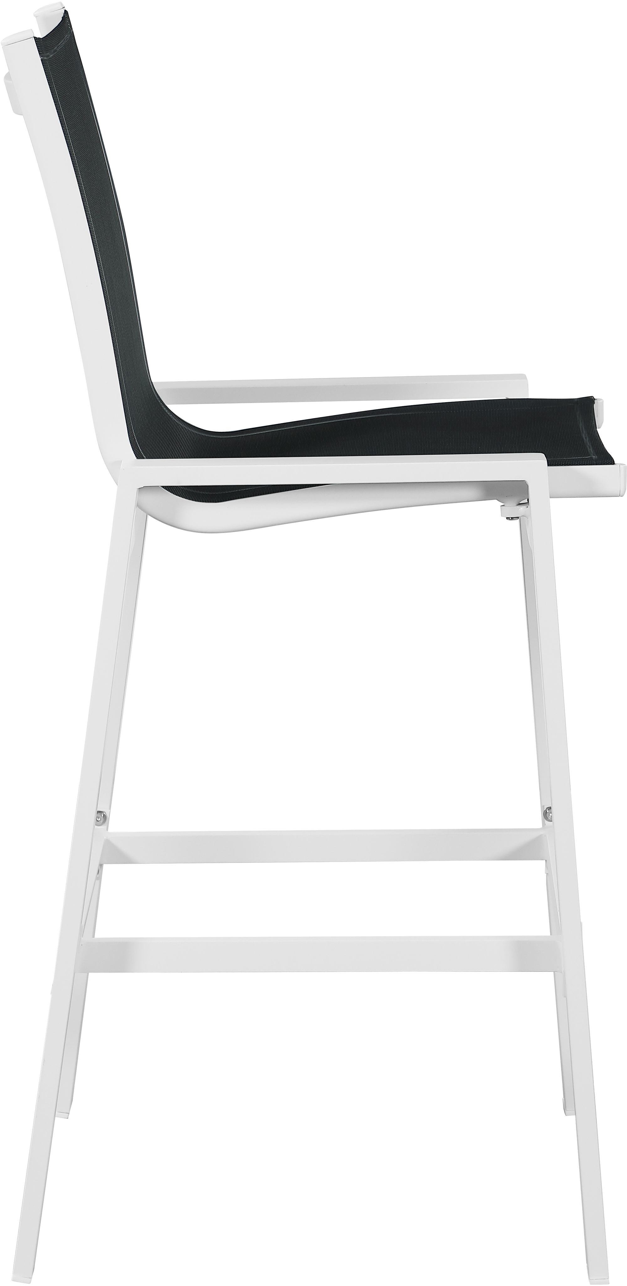 Nizuc Outdoor Patio Mesh Barstool with Aluminum Frame