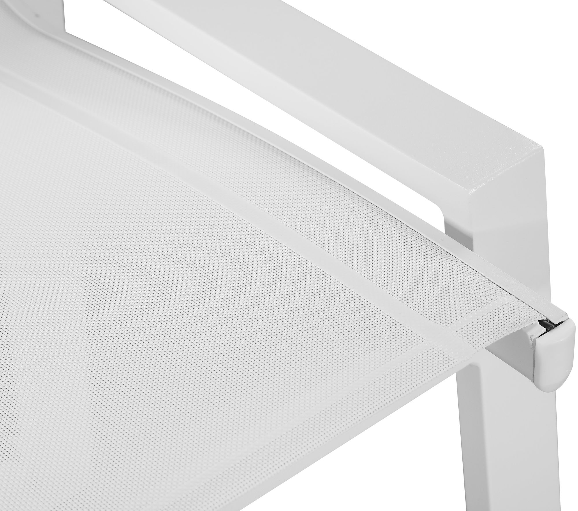 Nizuc Outdoor Patio Mesh Barstool with Aluminum Frame