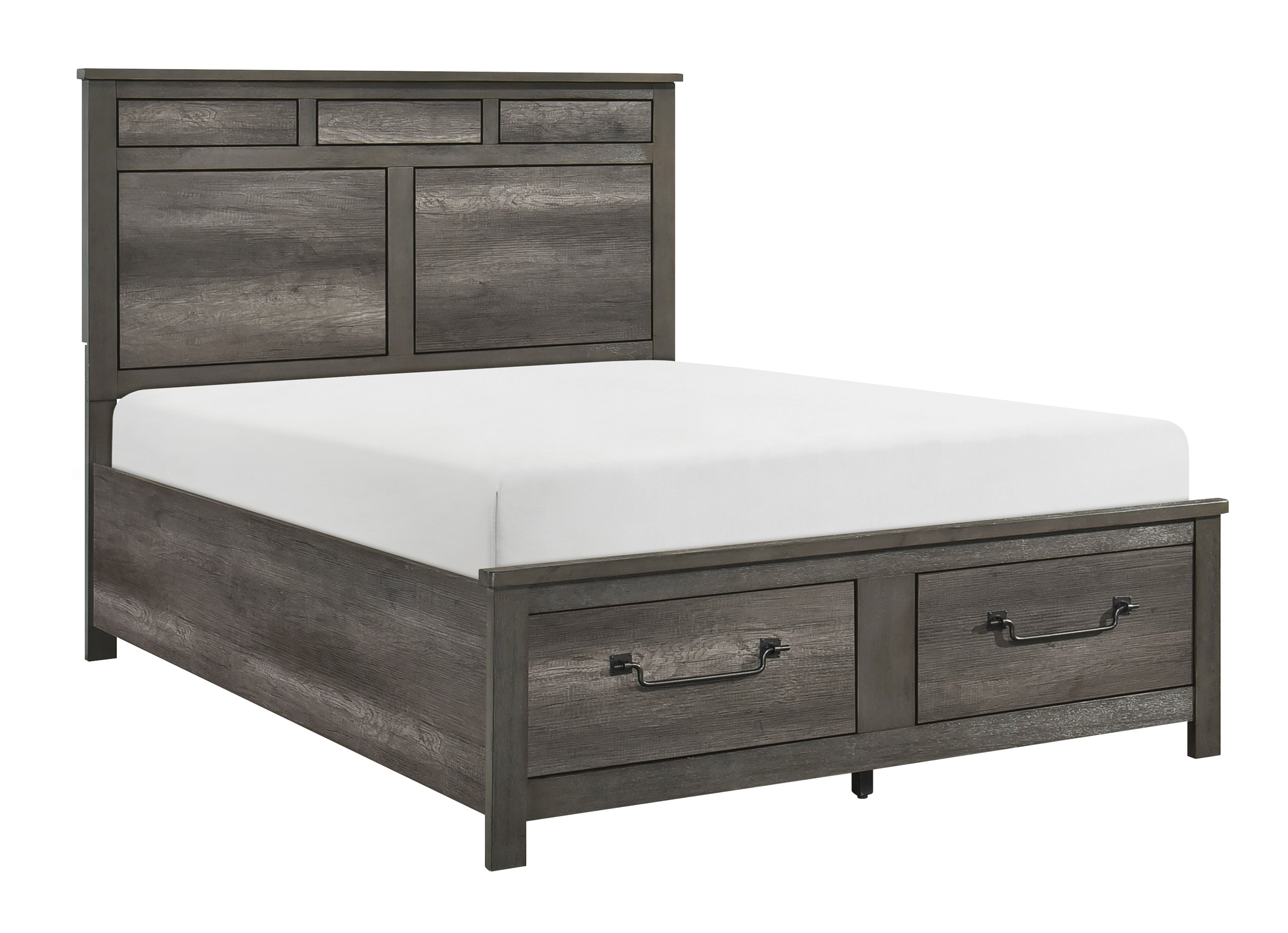 Lenior Melamine/Wood Storage Platform Bed