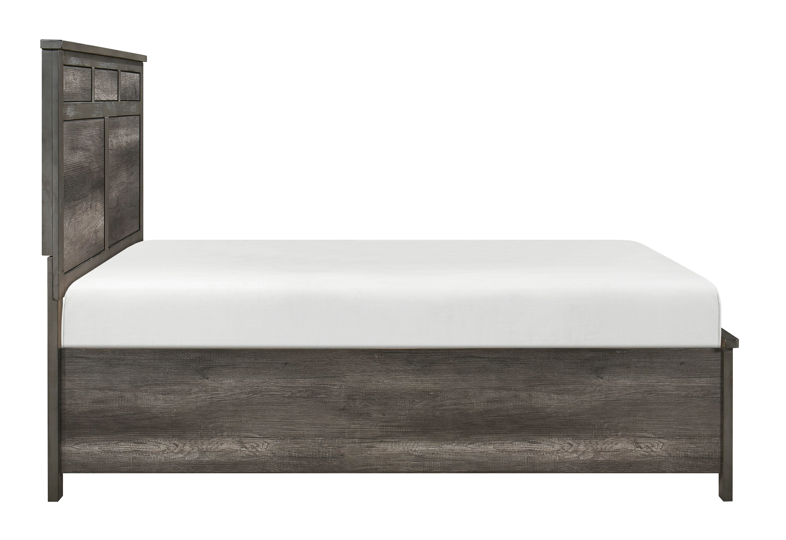 Lenior Melamine/Wood Eastern King Storage Platform Bed