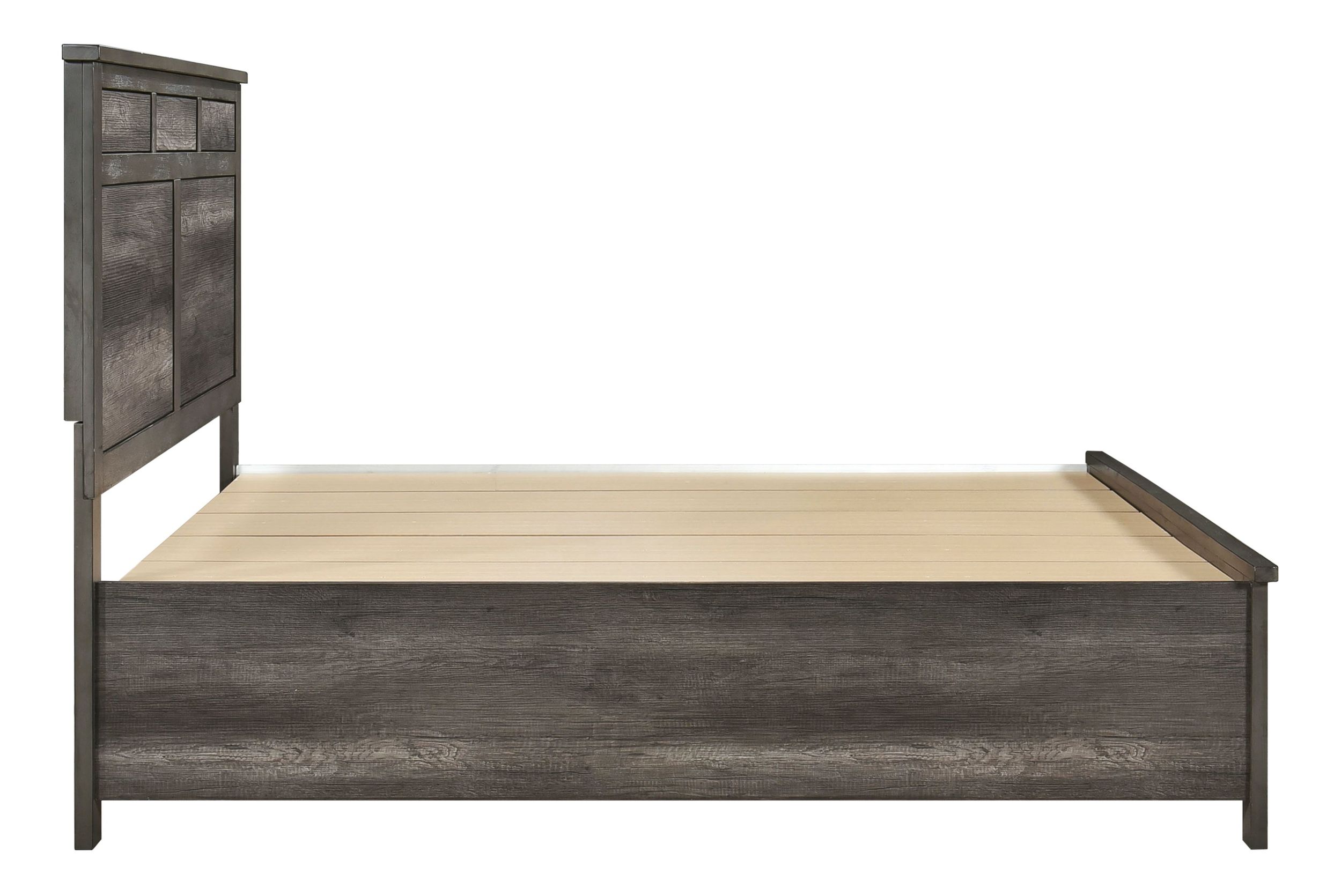 Lenior Melamine/Wood Eastern King Storage Platform Bed