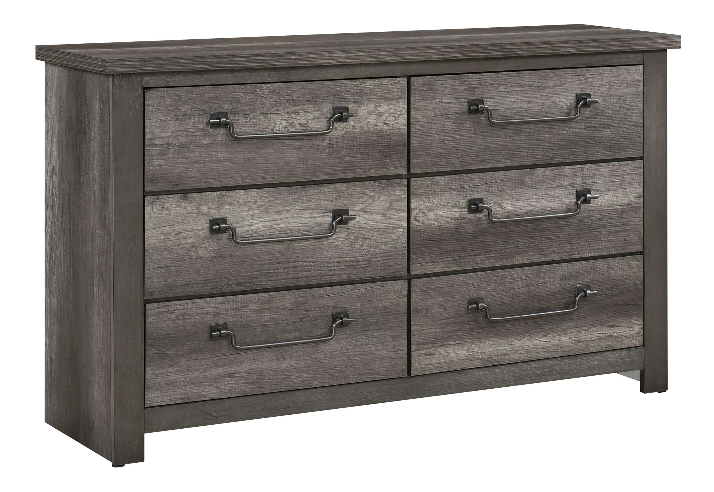 Lenior Melamine/Wood Storage Platform Bedroom Set