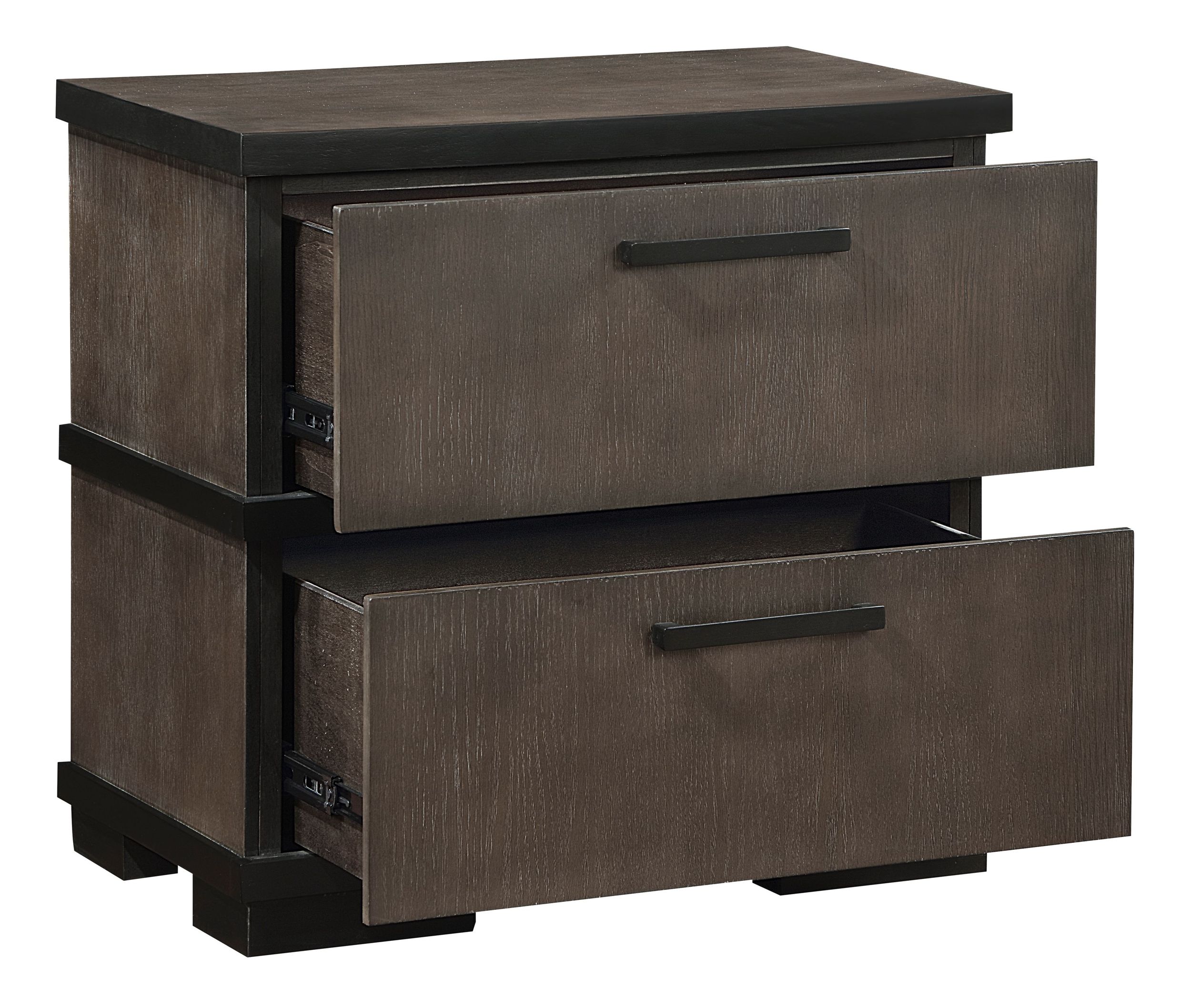 Acworth Wood/Wood Veneer 2-Drawer Night Stand