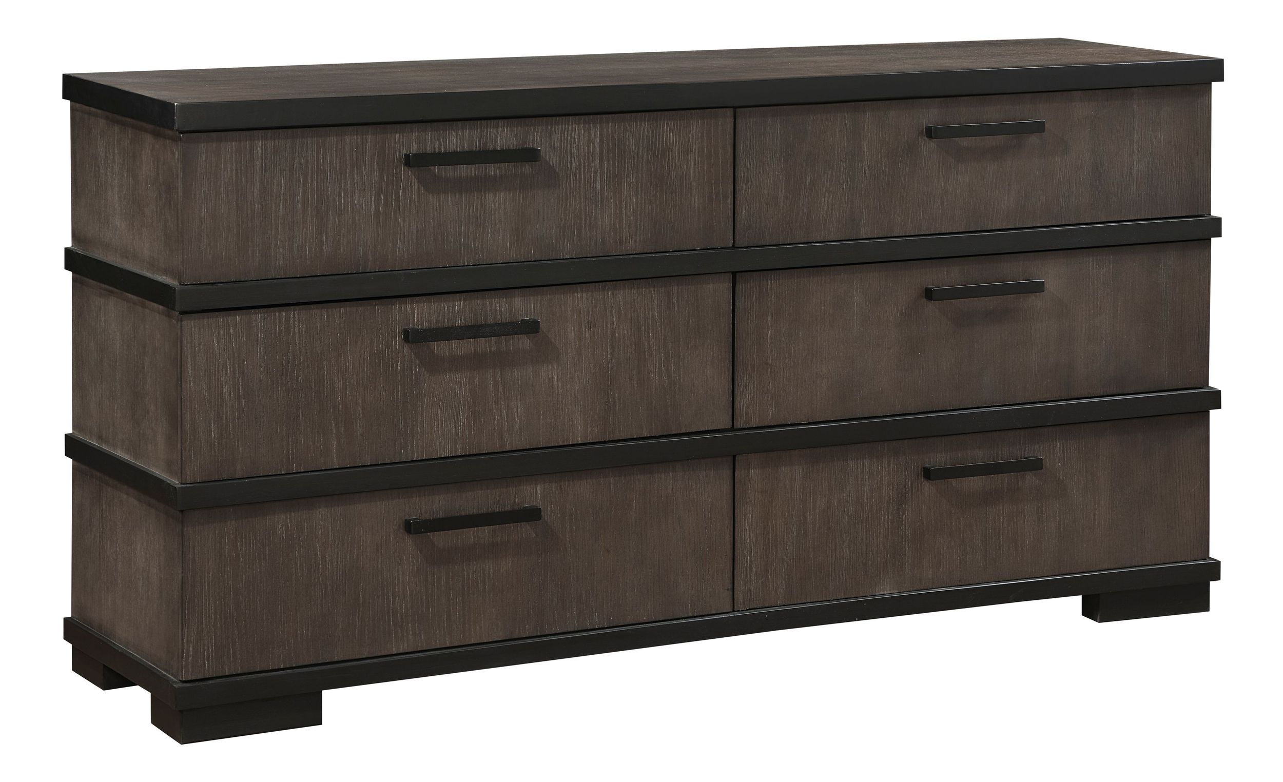Acworth Wood/Wood Veneer Panel Bedroom Set with LED Lighting