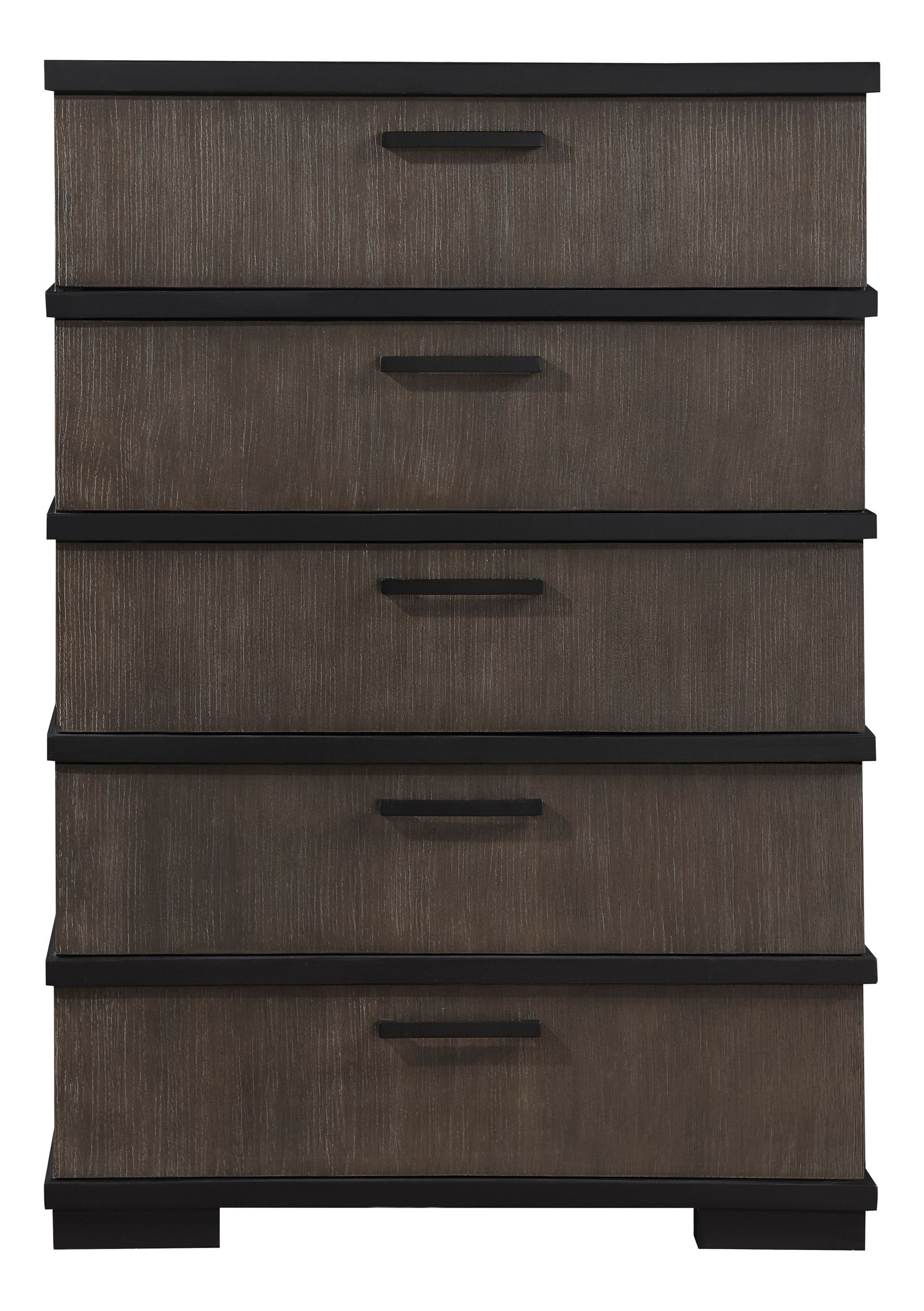 Acworth Wood/Wood Veneer Panel Bedroom Set with LED Lighting