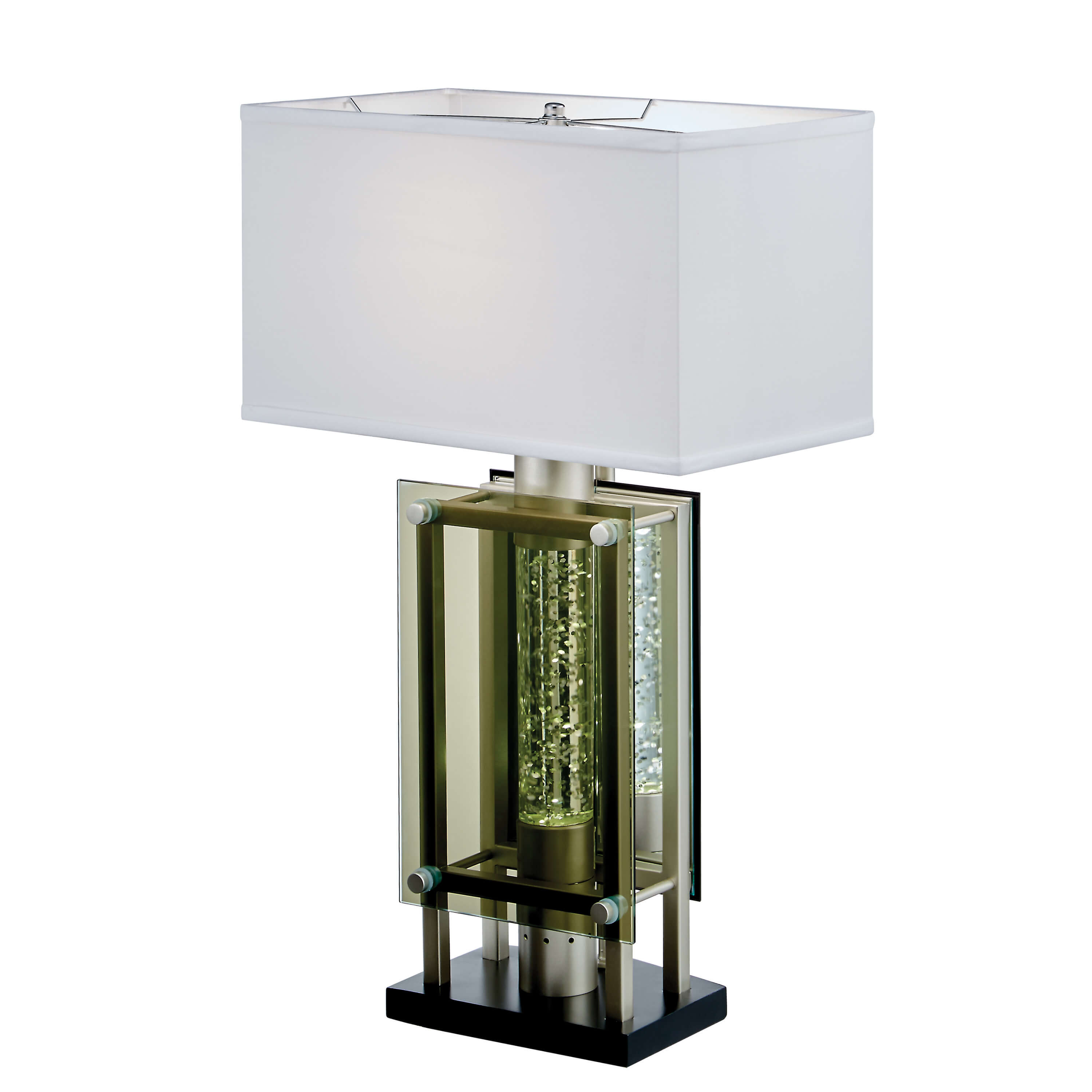 Aura Metal/Fabric Table Lamp
