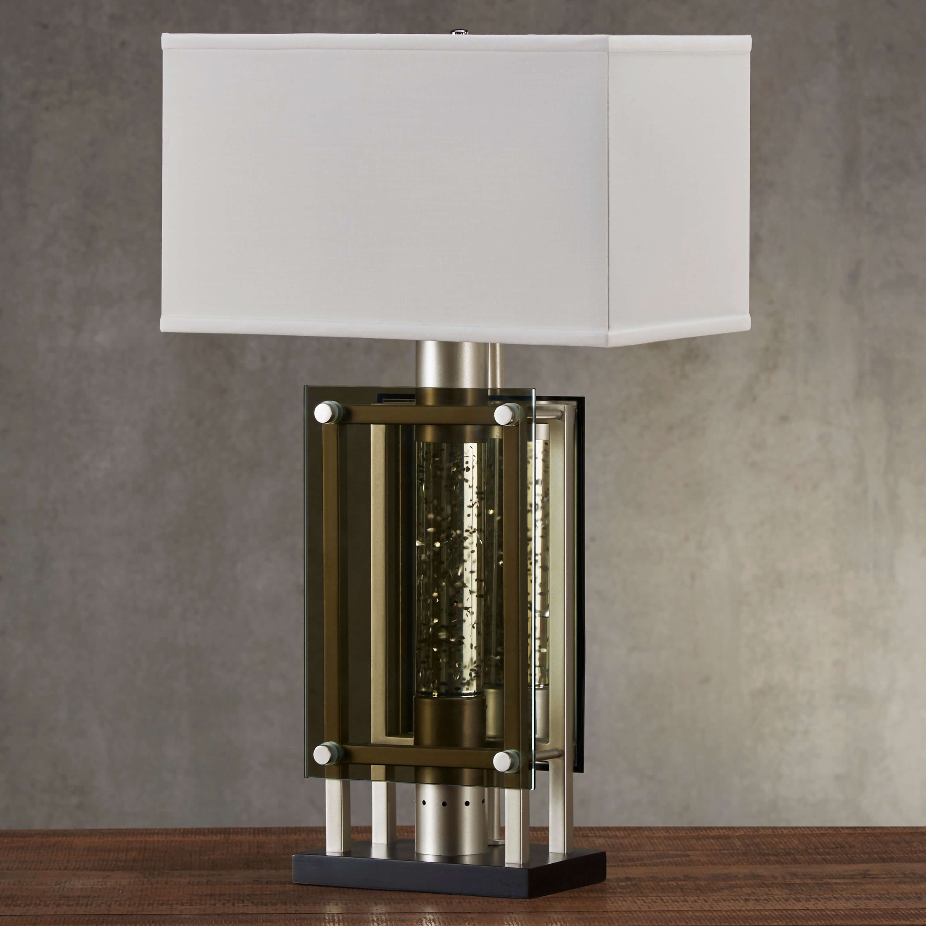 Aura Metal/FabricTable Lamp by Homelegance
