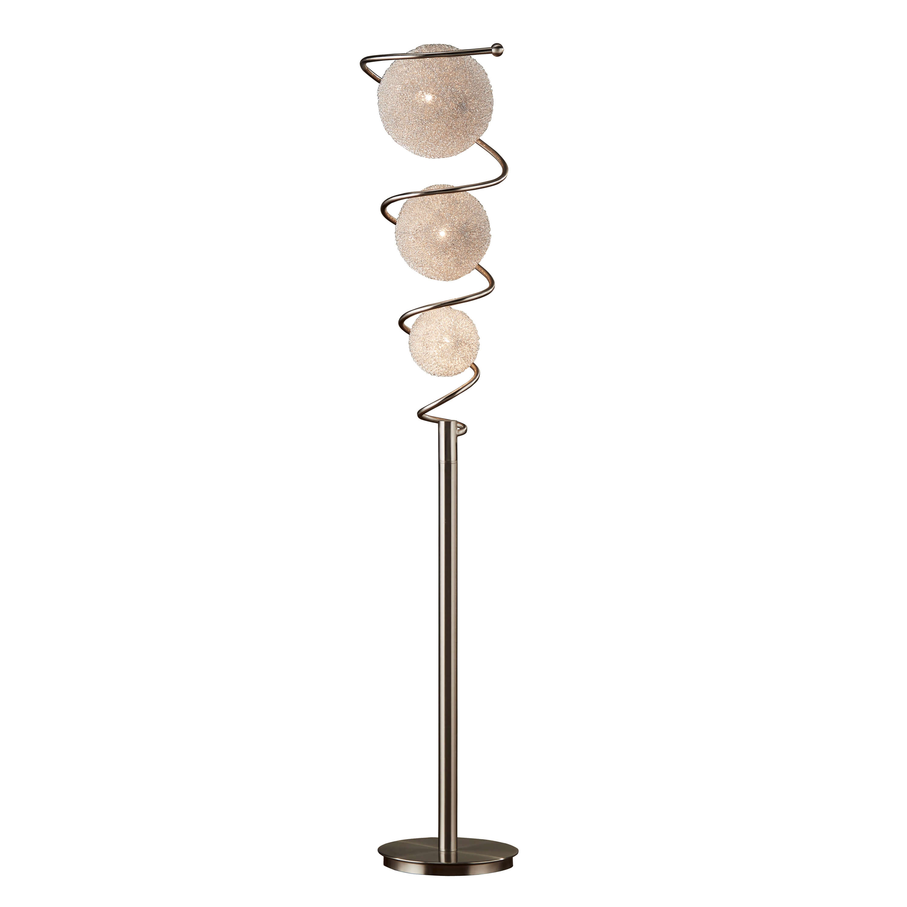Diya Metal Floor Lamp by Homelegance