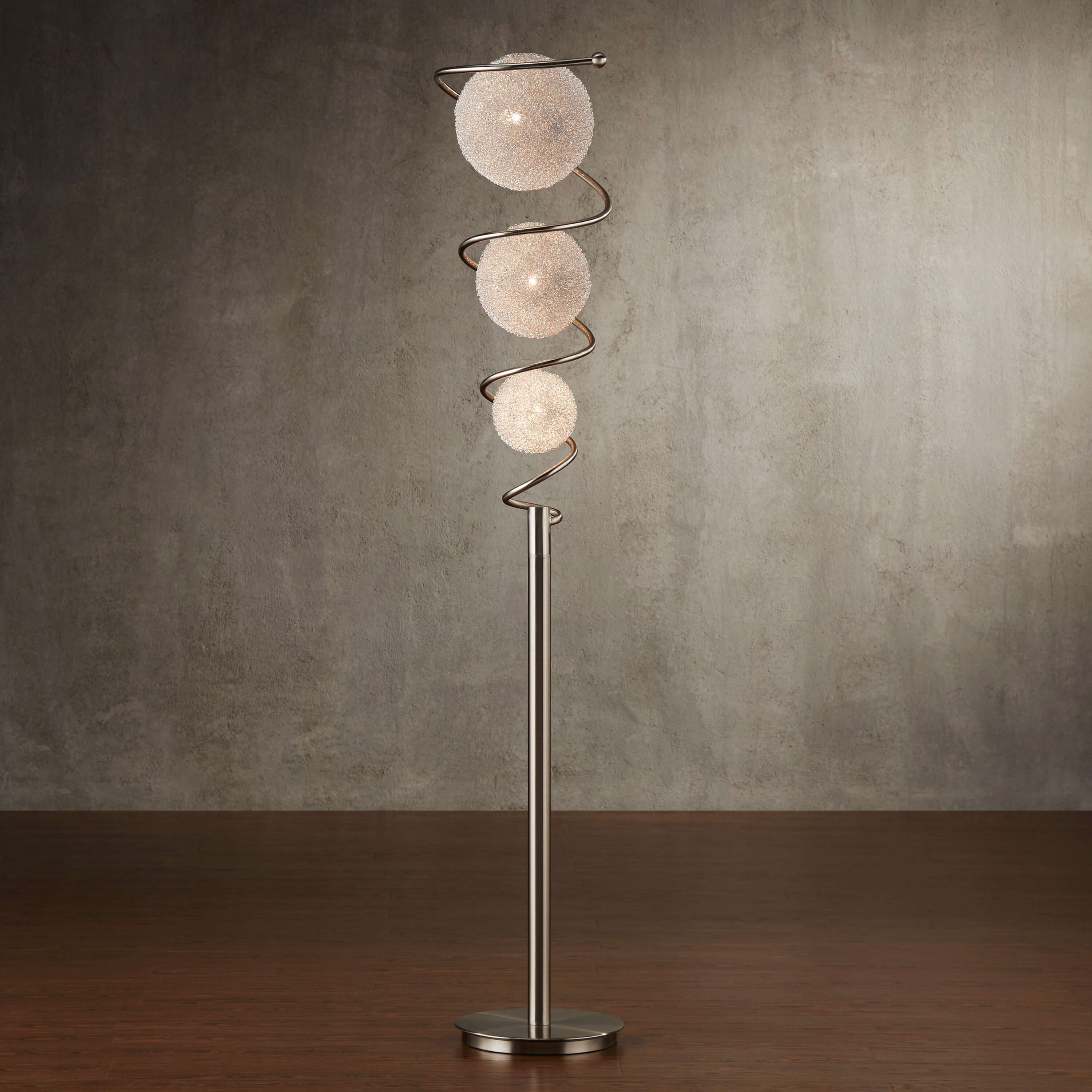 Diya Metal Floor Lamp by Homelegance