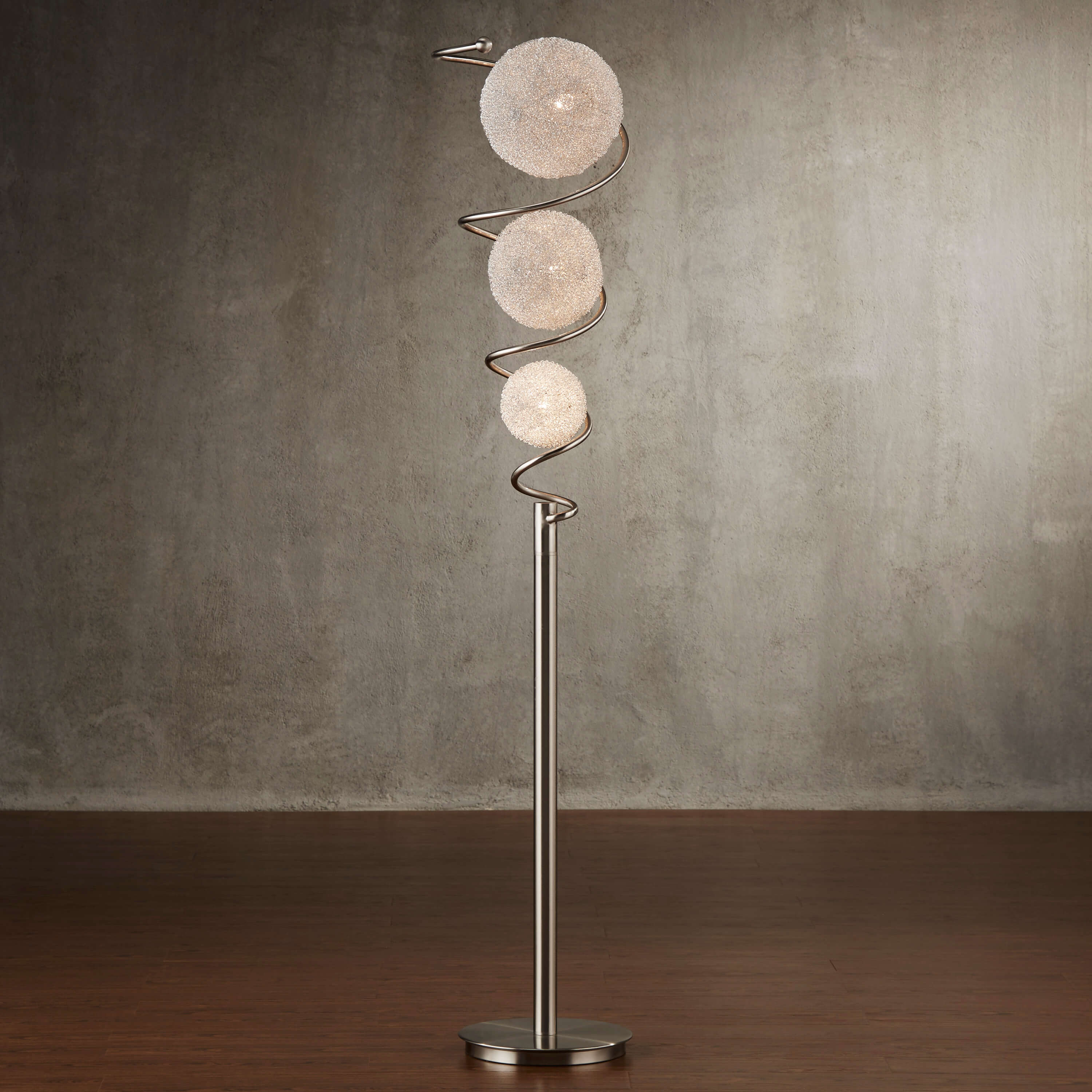 Diya Metal Floor Lamp by Homelegance