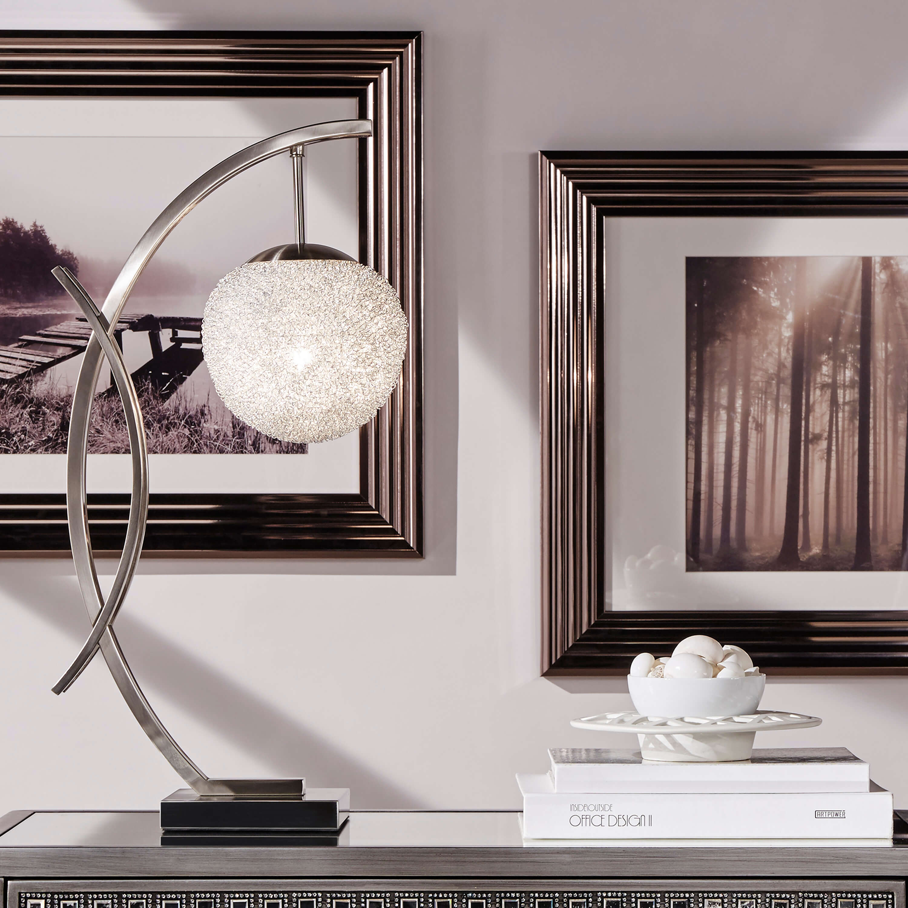 Etsu Metal Table Lamp by Homelegance