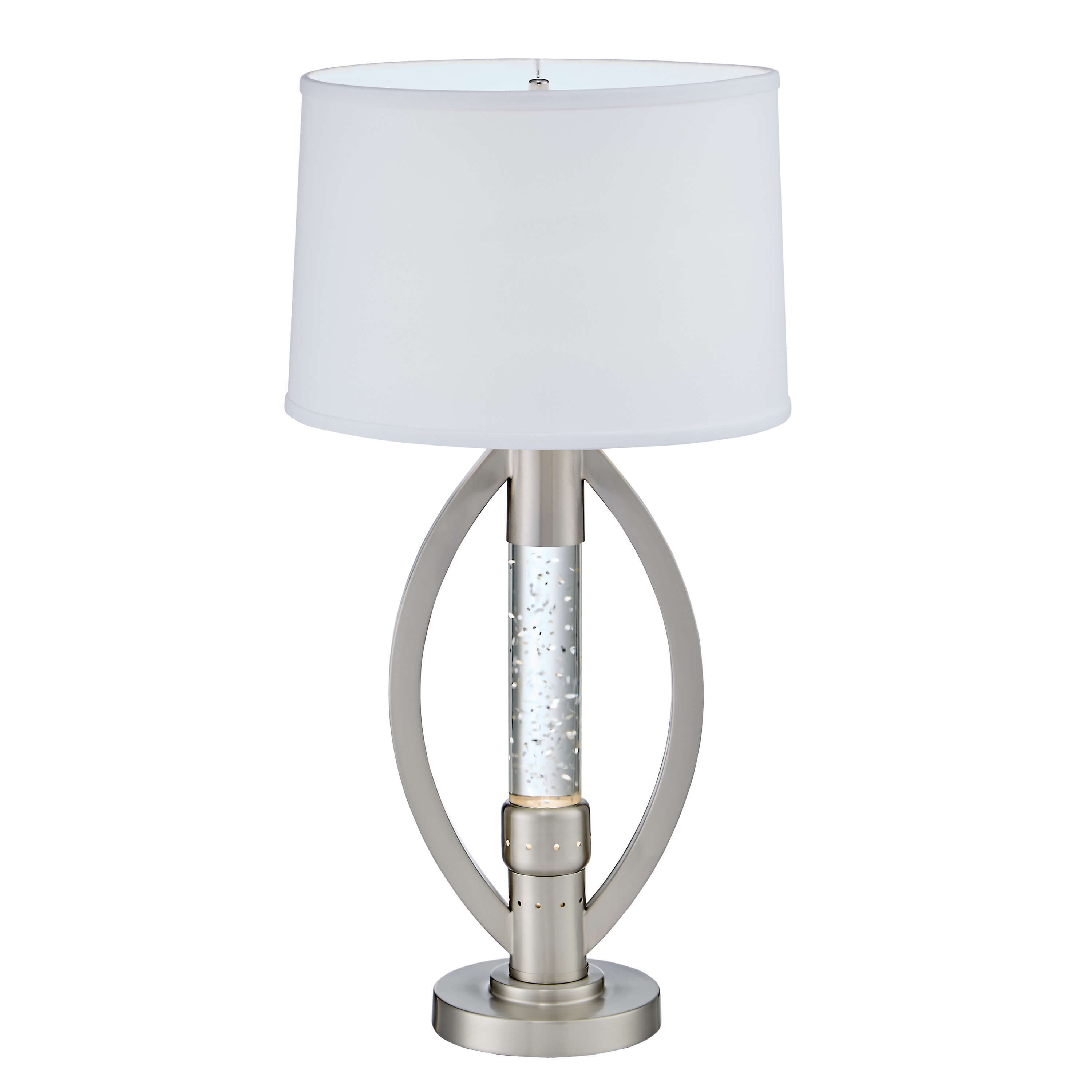 Lucian Metal/Fabric Table Lamp by Homelegance