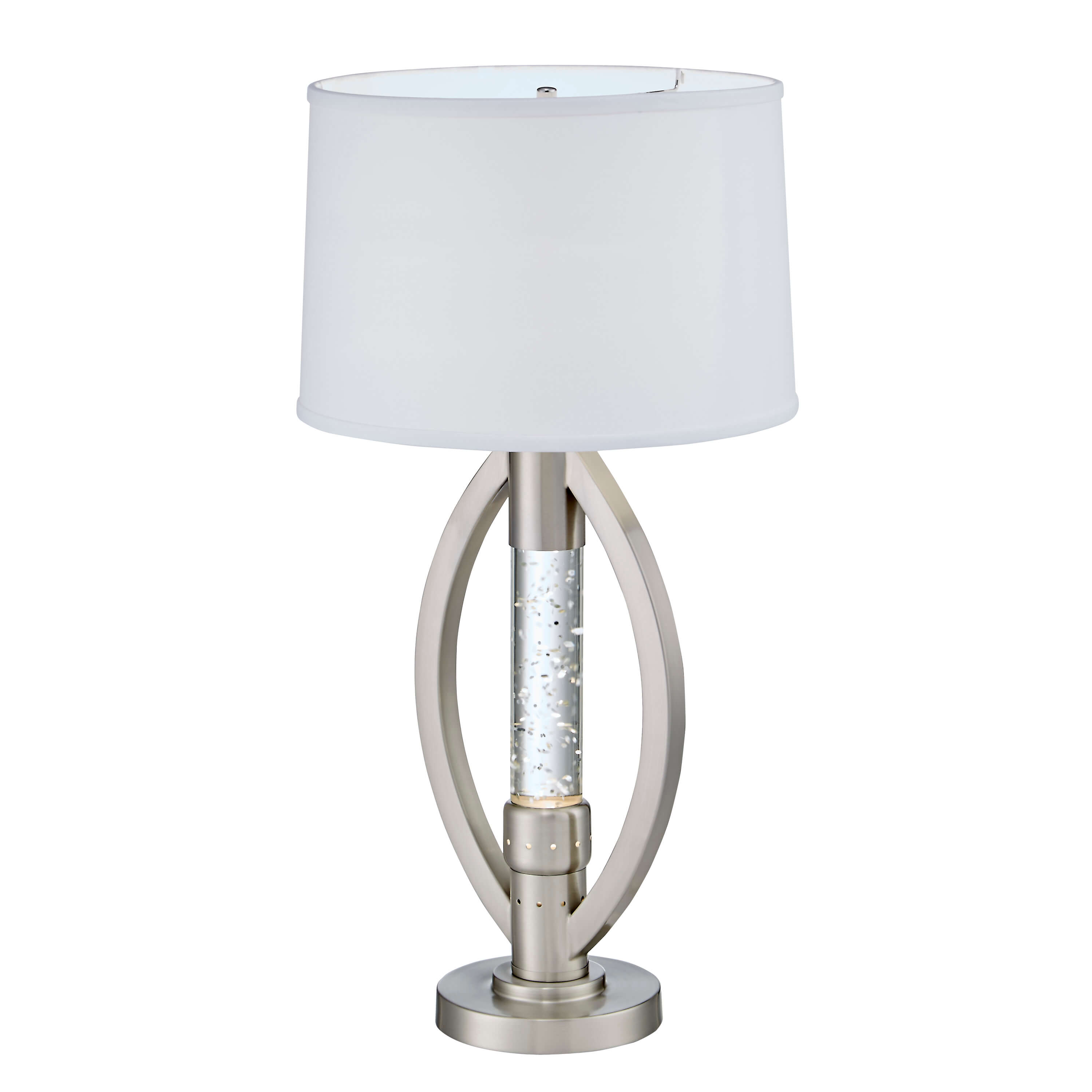Lucian Metal/Fabric Table Lamp by Homelegance
