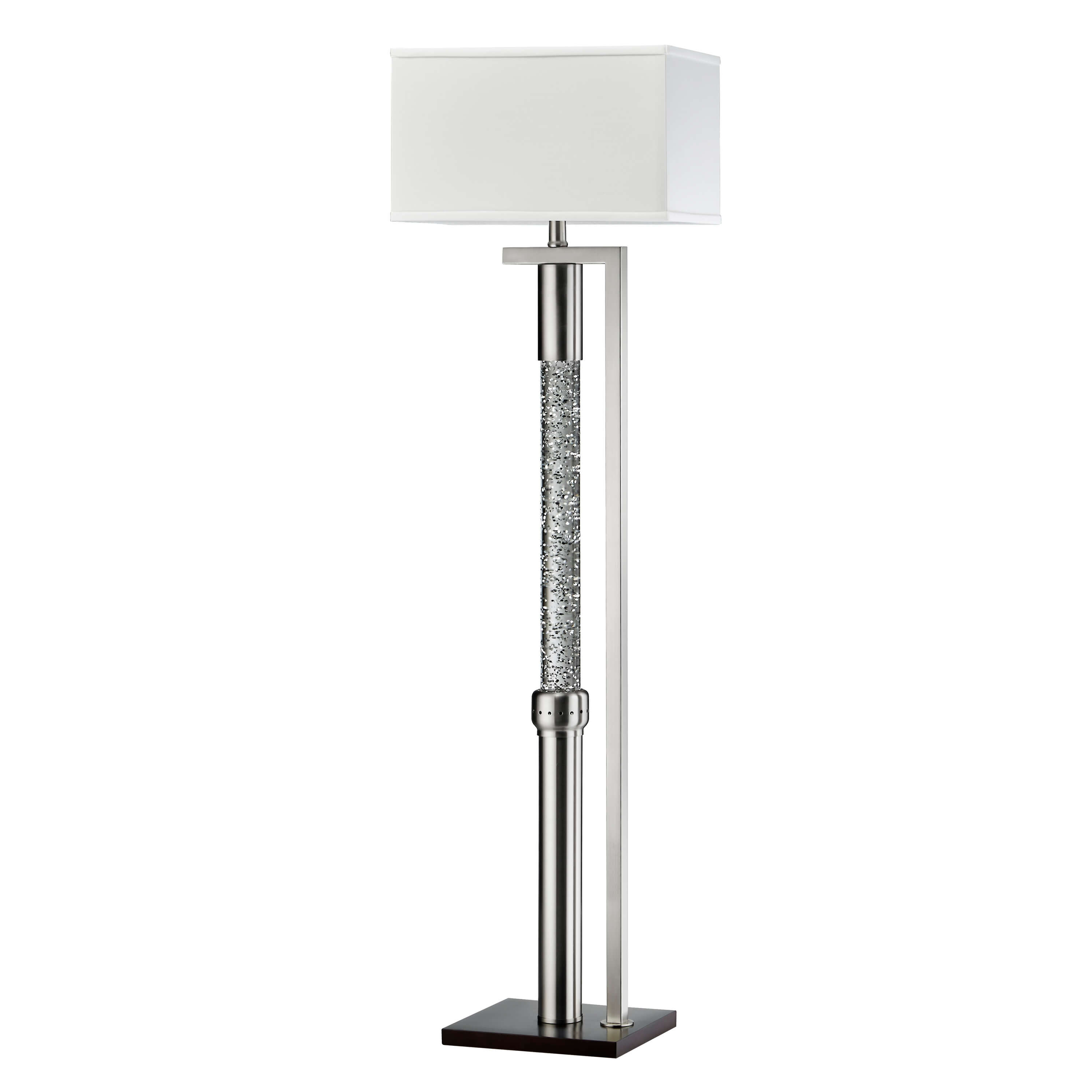 Noura Metal/Fabric Floor Lamp by Homelegance