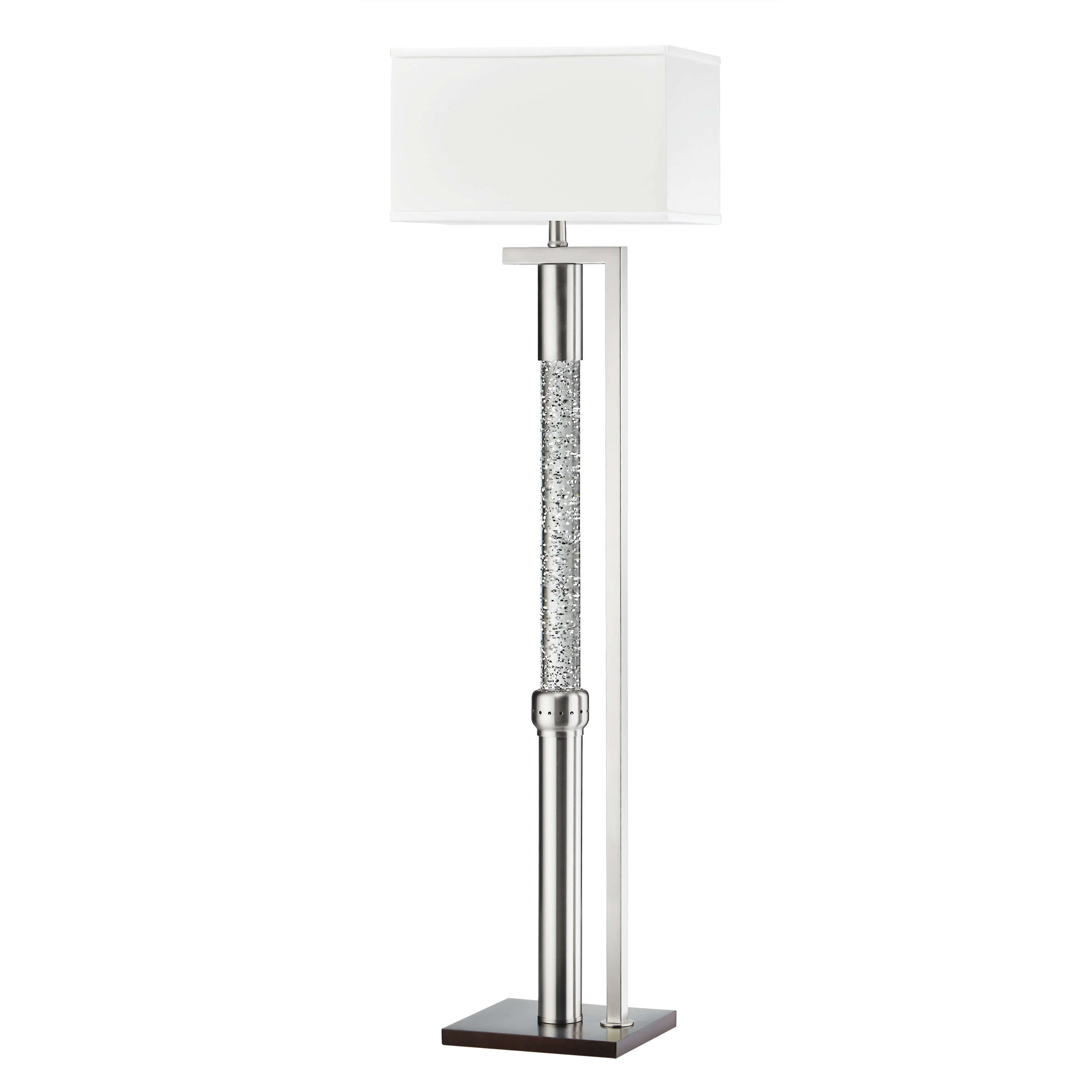 Noura Metal/Fabric Floor Lamp by Homelegance