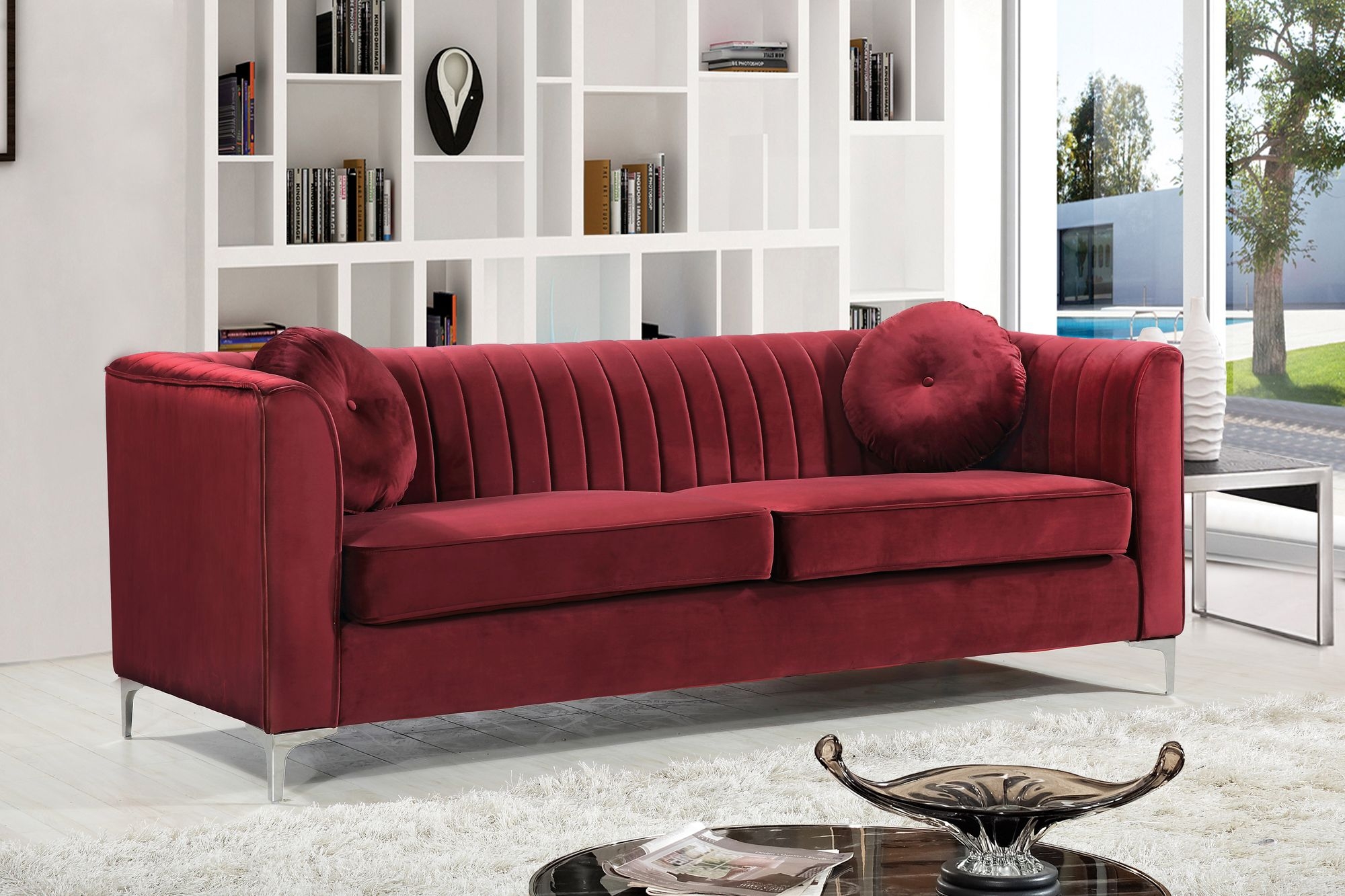 Isabelle Velvet Sofa