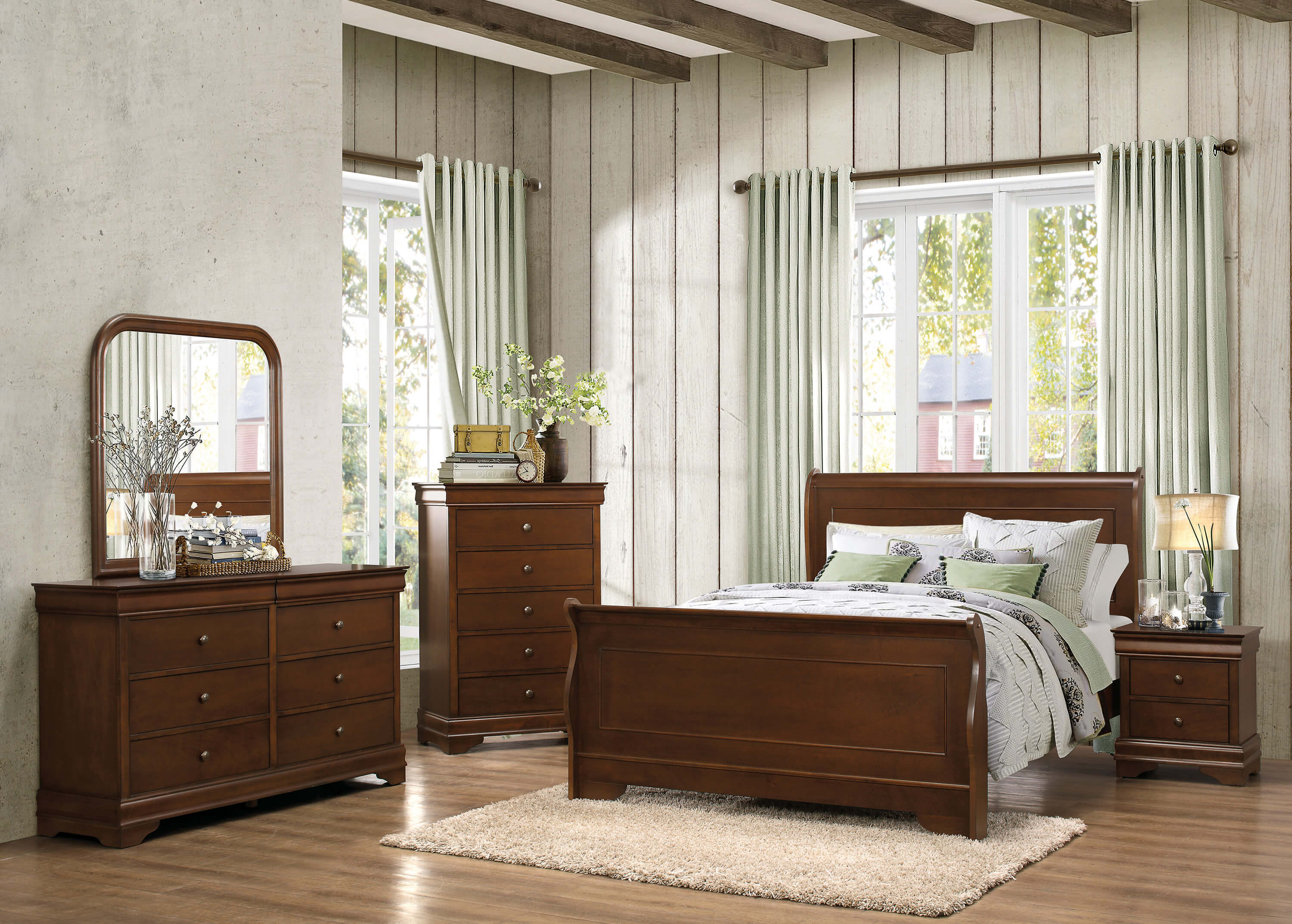 Abbeville Sleigh Bedroom Set