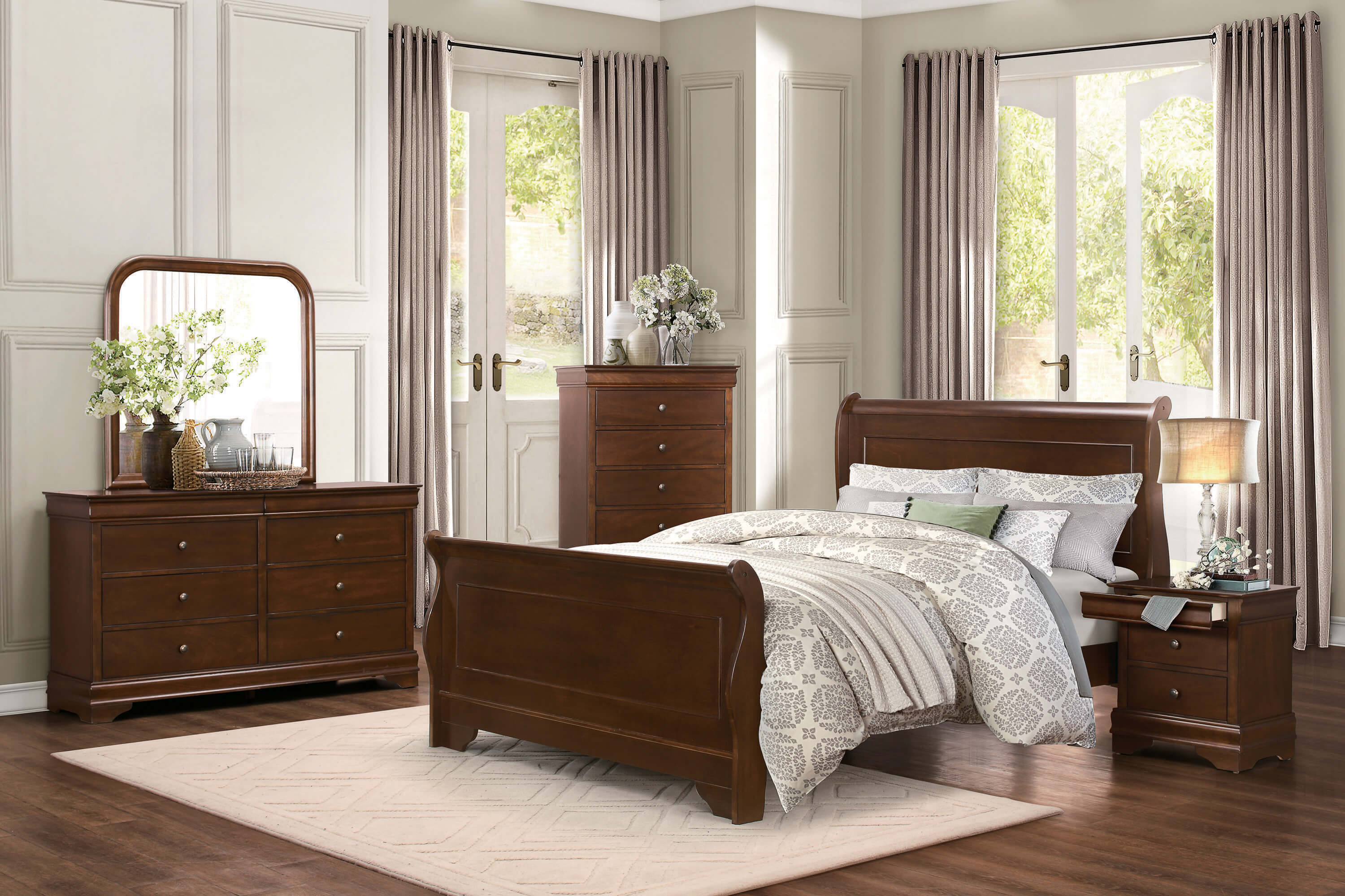 Abbeville 6pc Bedroom Set by Homelegance