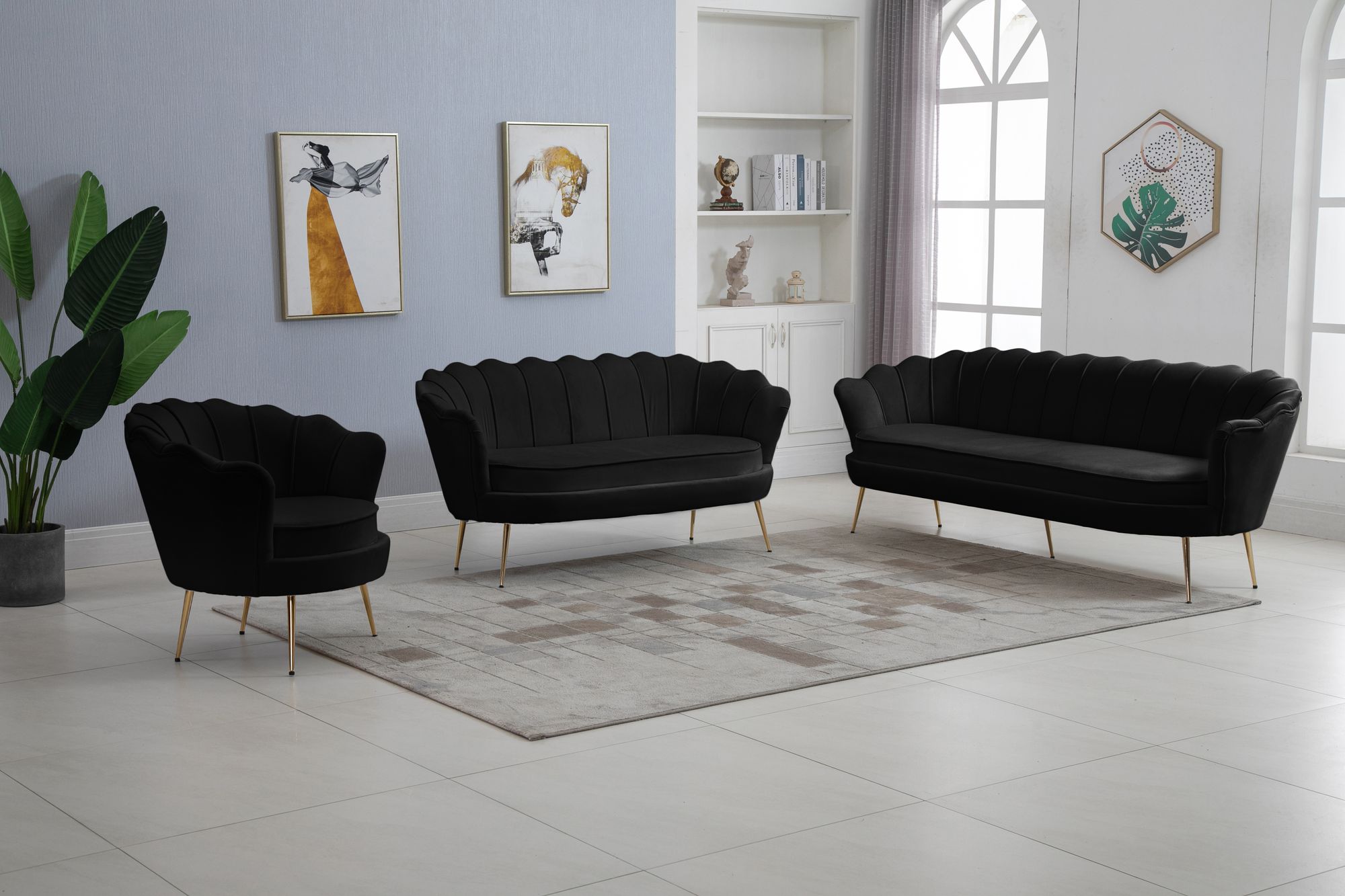Gardenia Velvet Chair