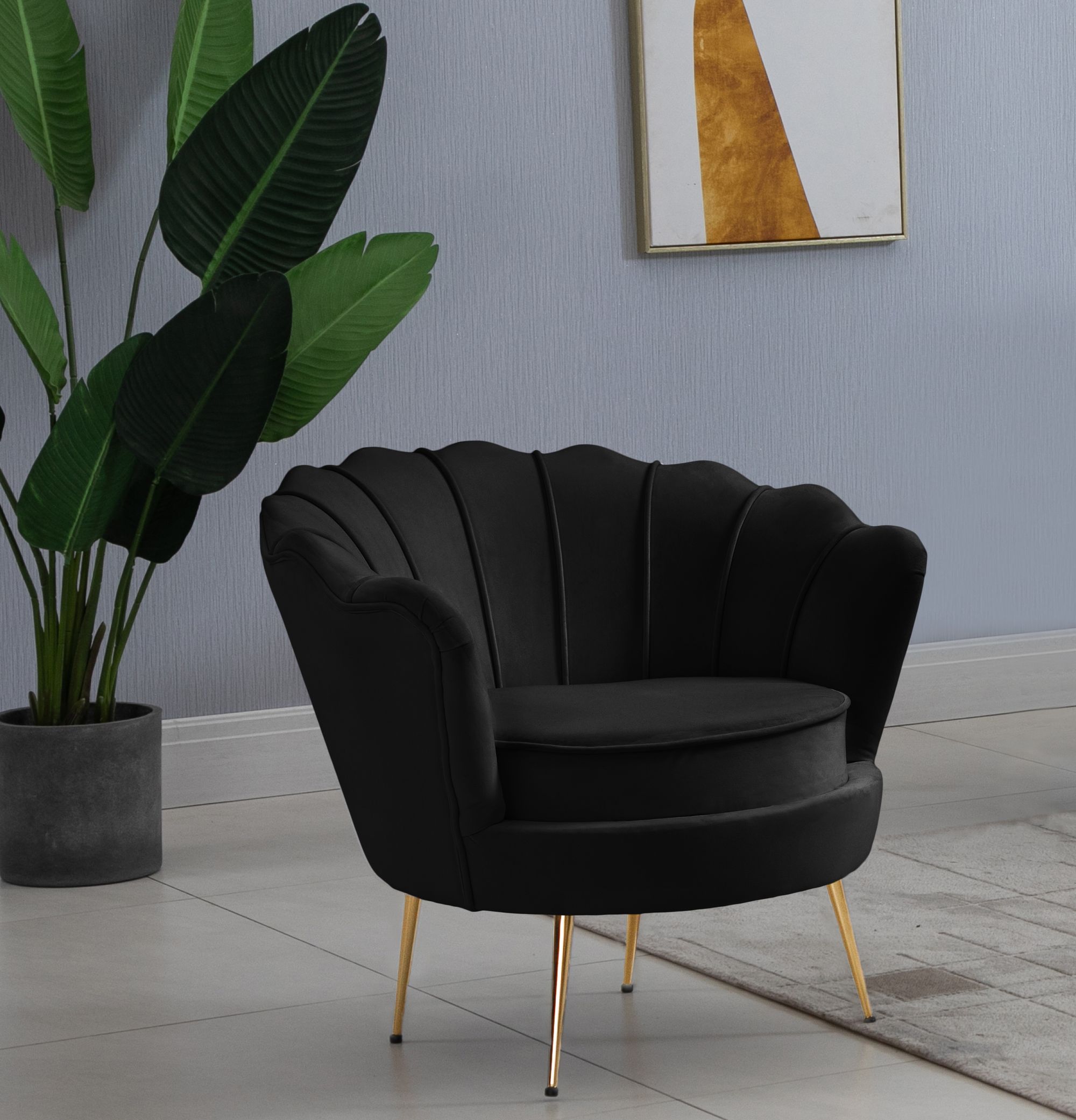 Gardenia Velvet Chair