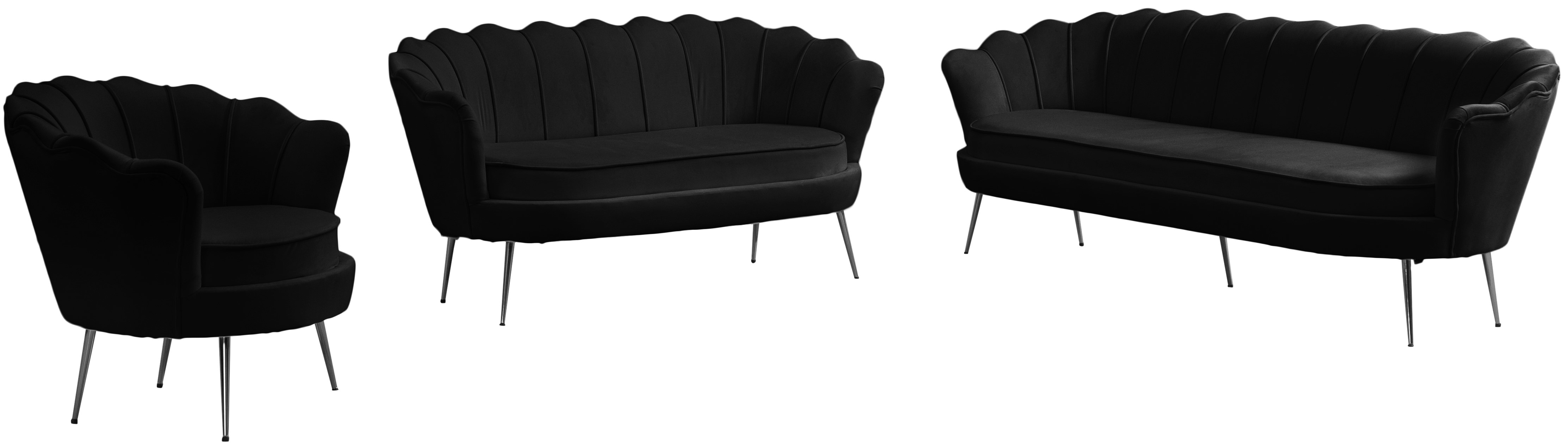 Gardenia Velvet Sofa