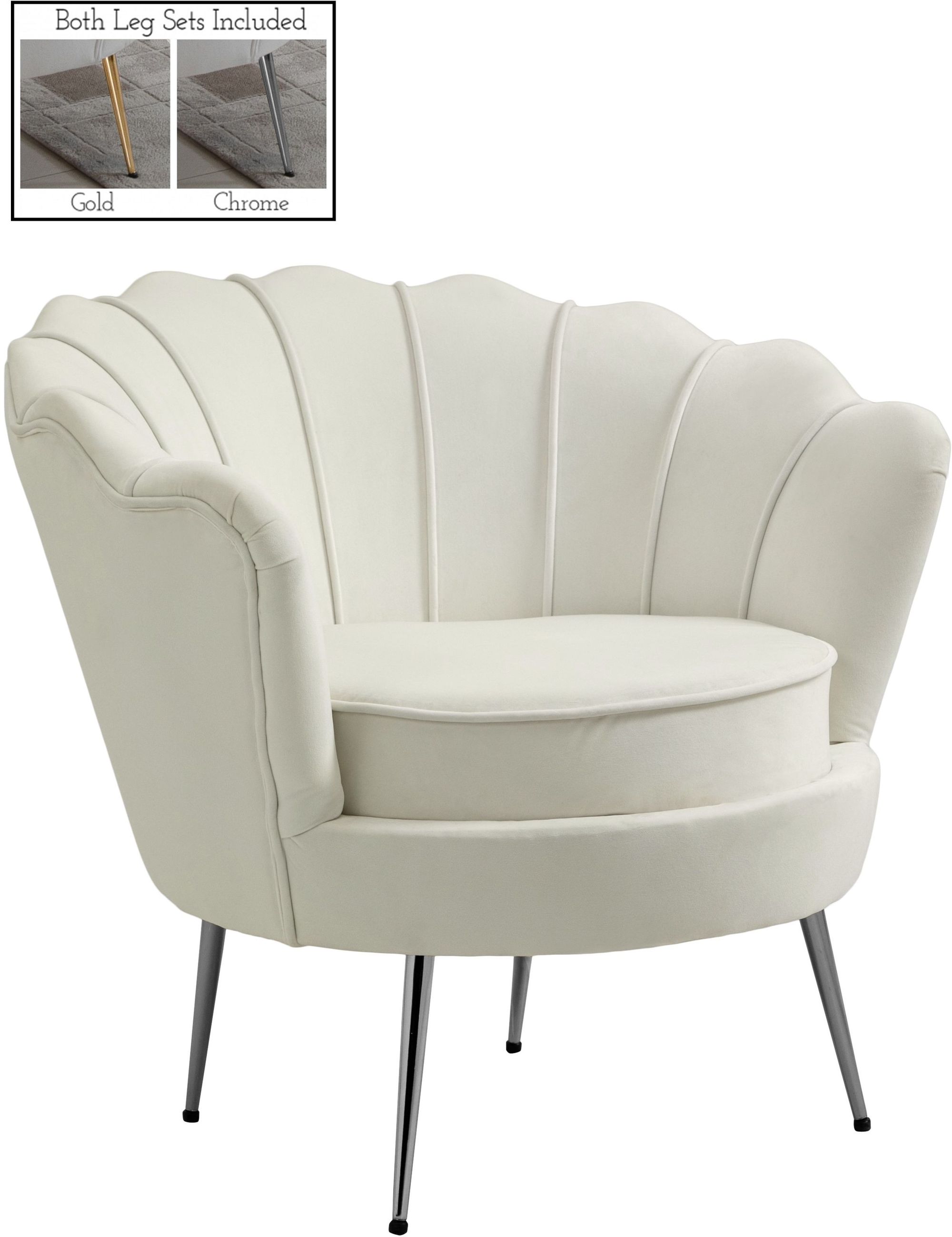 Gardenia Velvet Chair