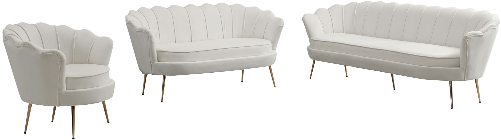Gardenia Velvet Chair
