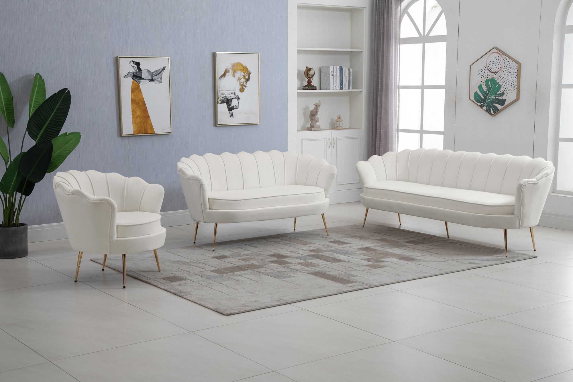 Gardenia Velvet Chair