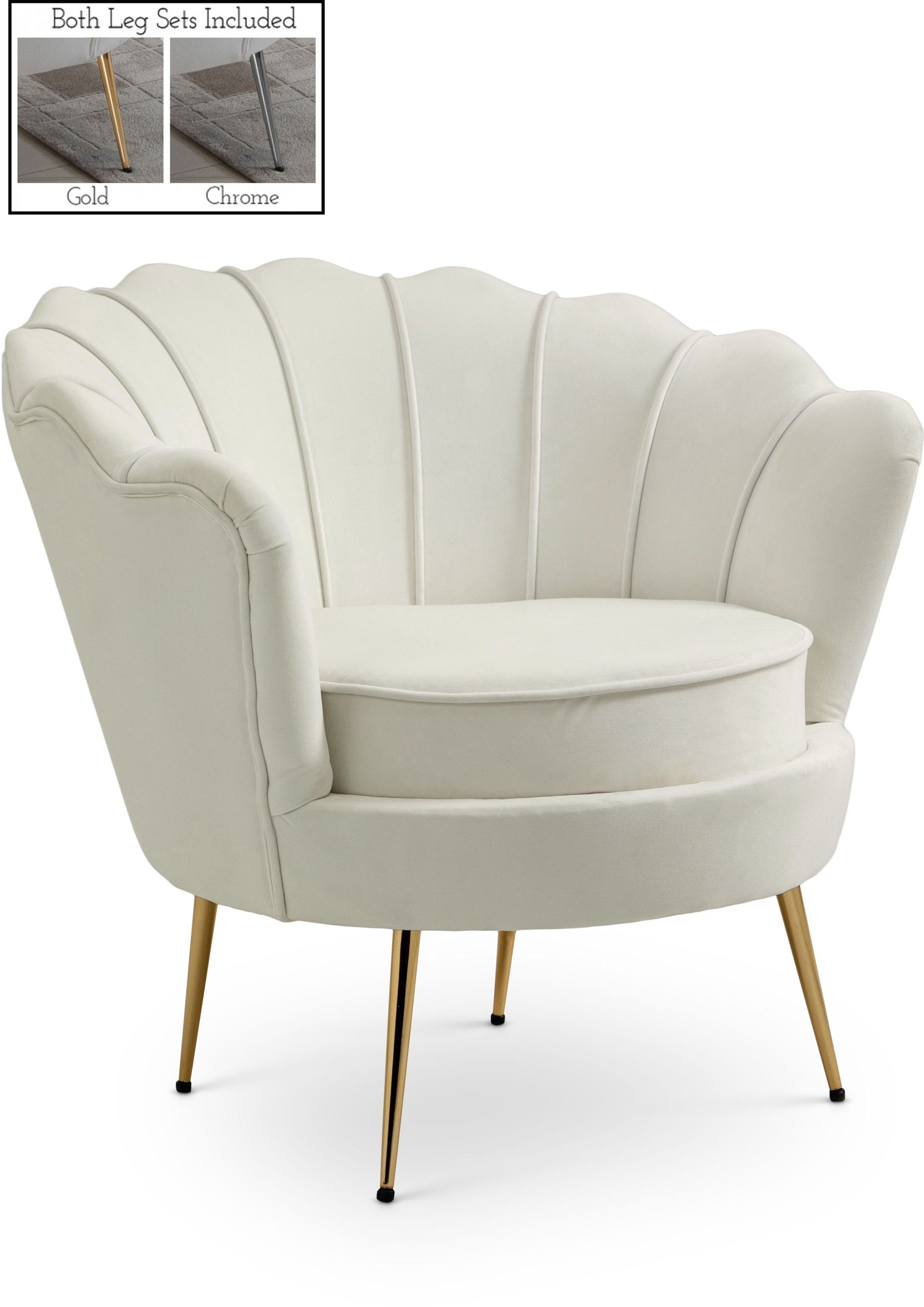 Gardenia Velvet Chair