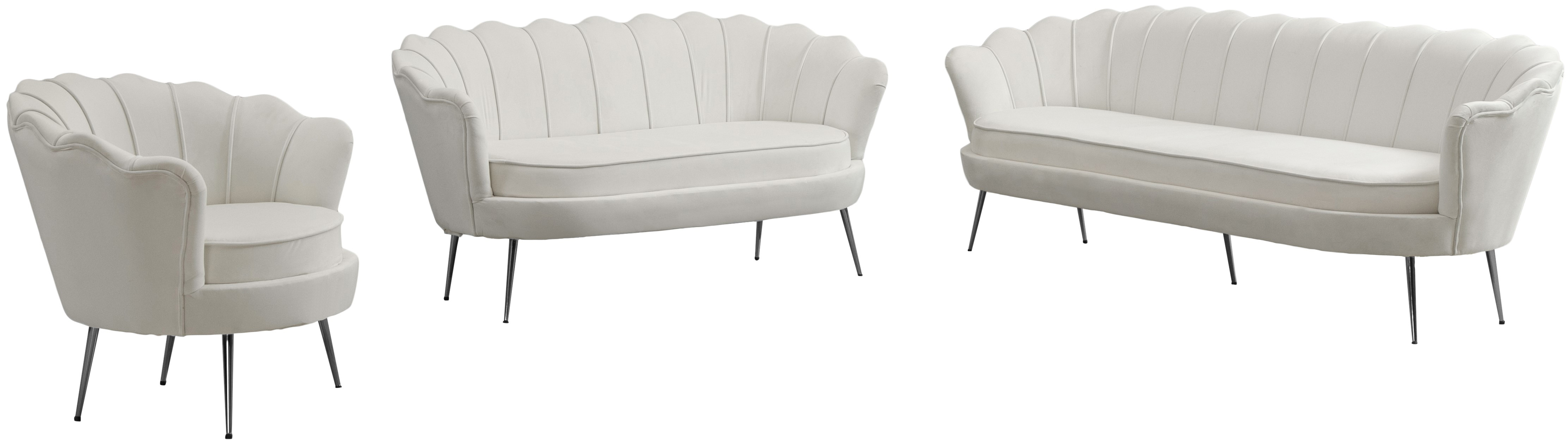 Gardenia Velvet Sofa