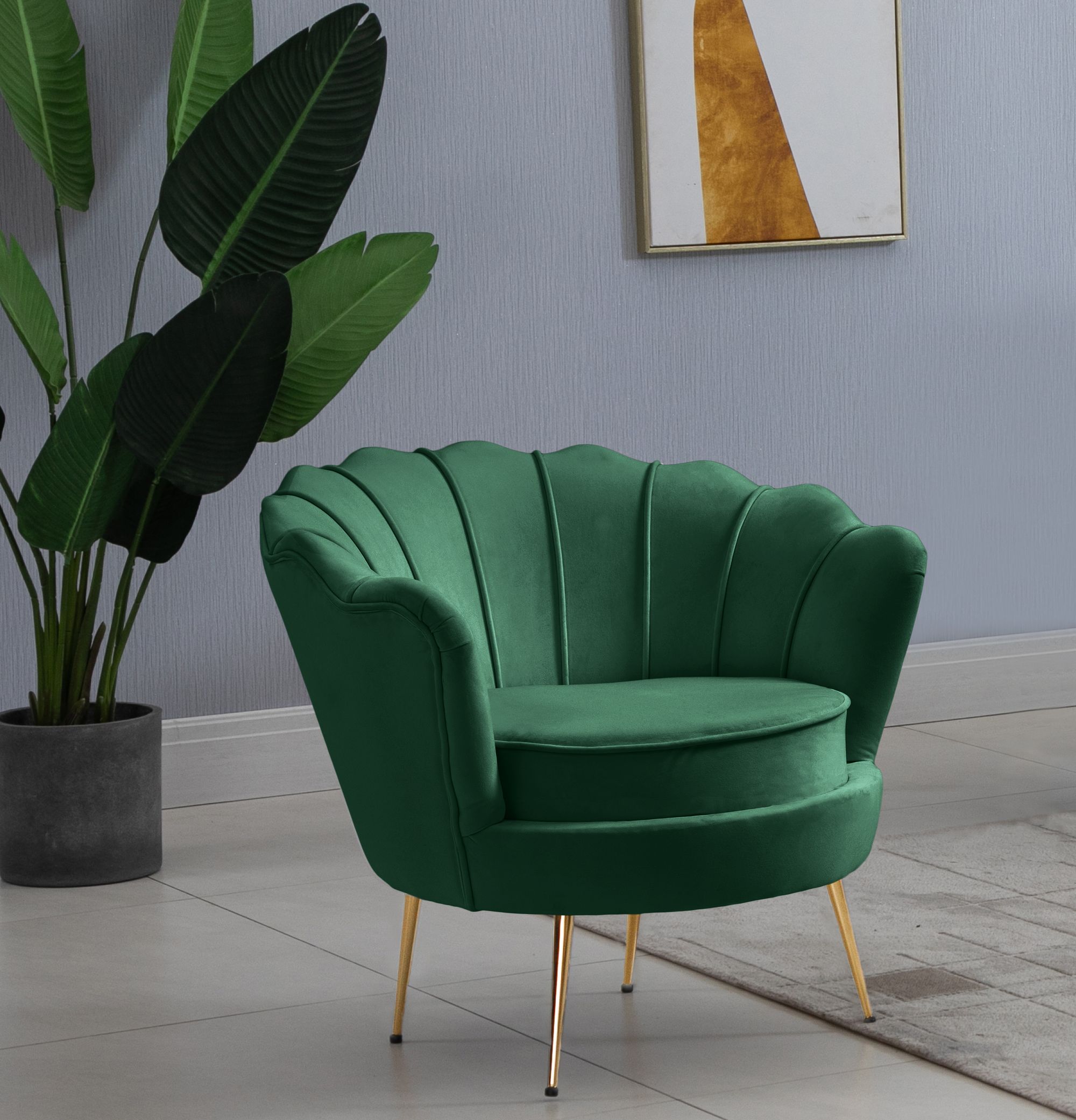Gardenia Velvet Chair