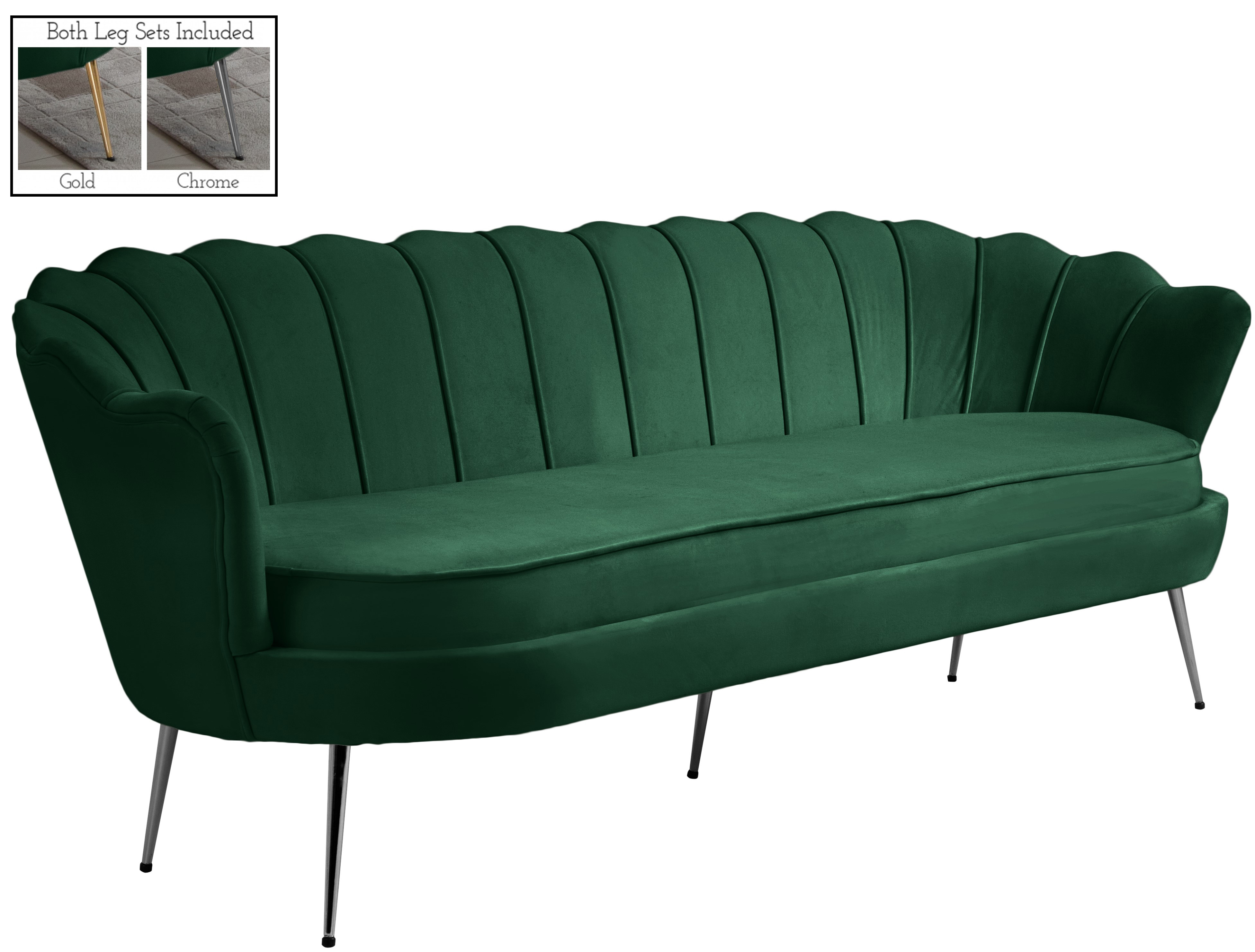 Gardenia Velvet Sofa