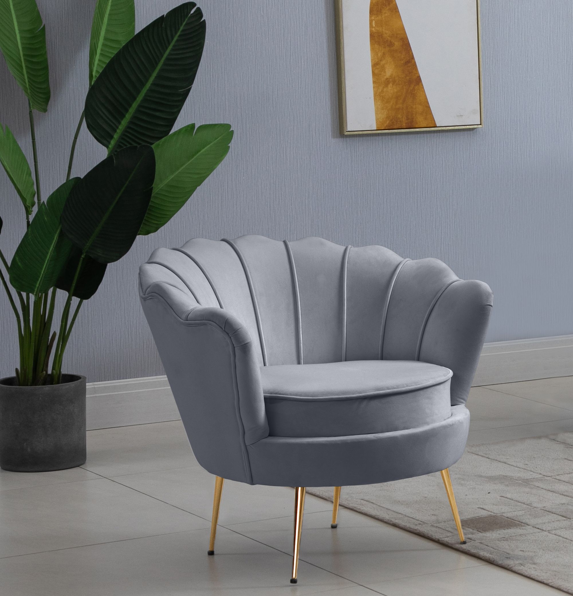 Gardenia Velvet Chair