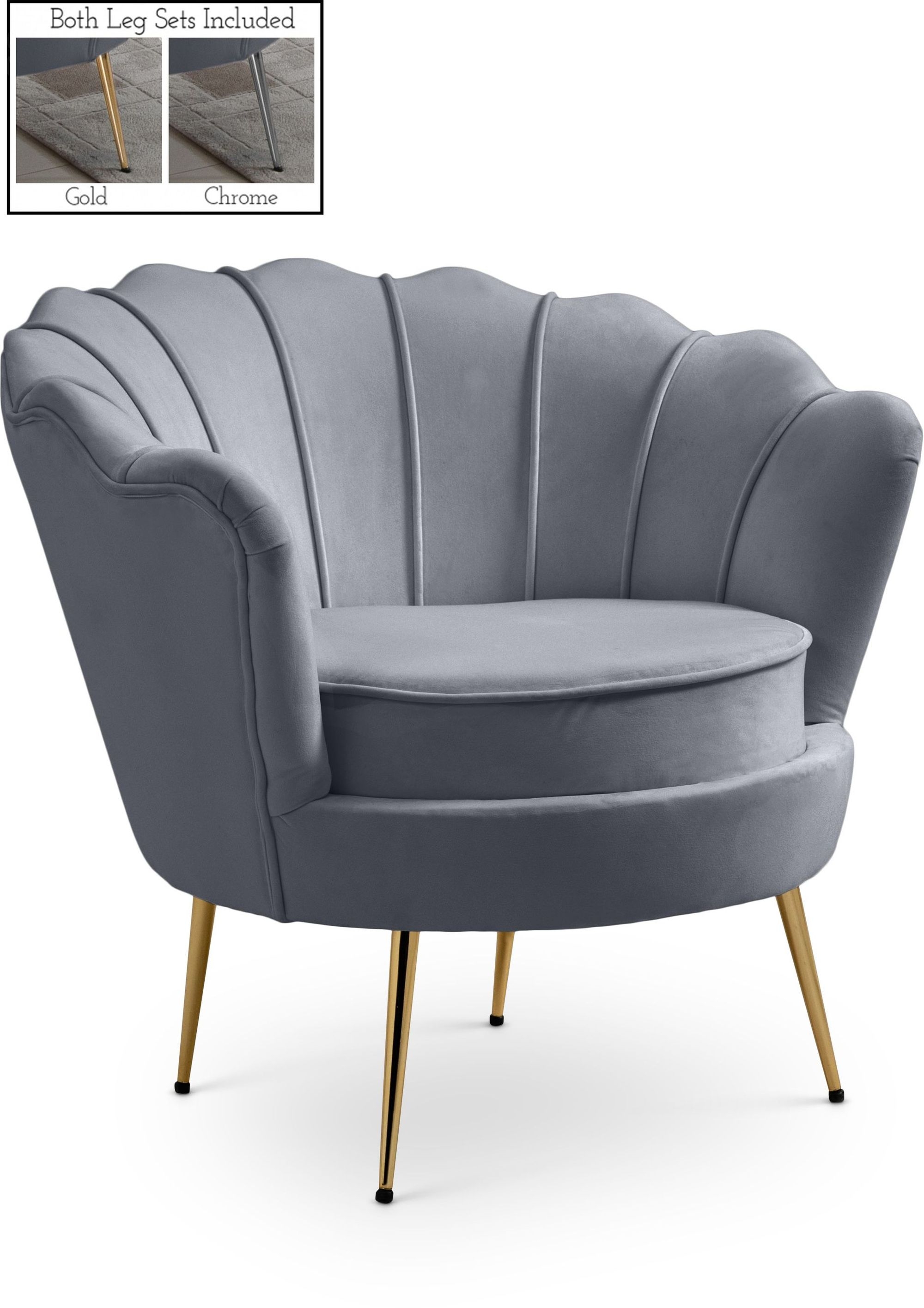 Gardenia Velvet Chair