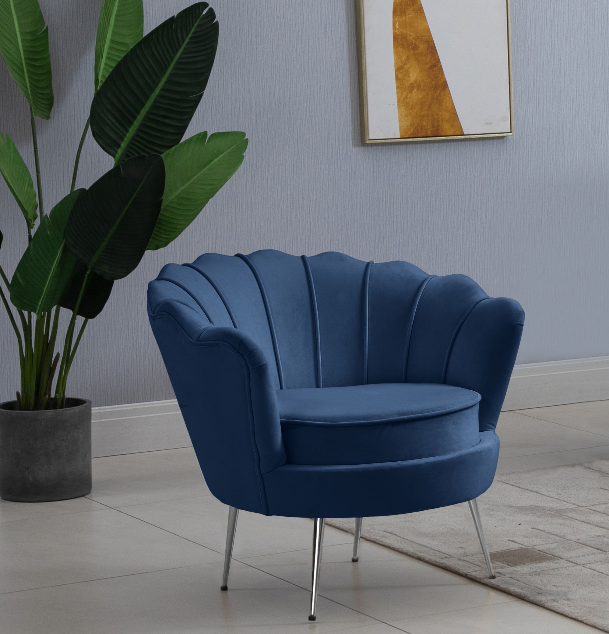 Gardenia Velvet Chair